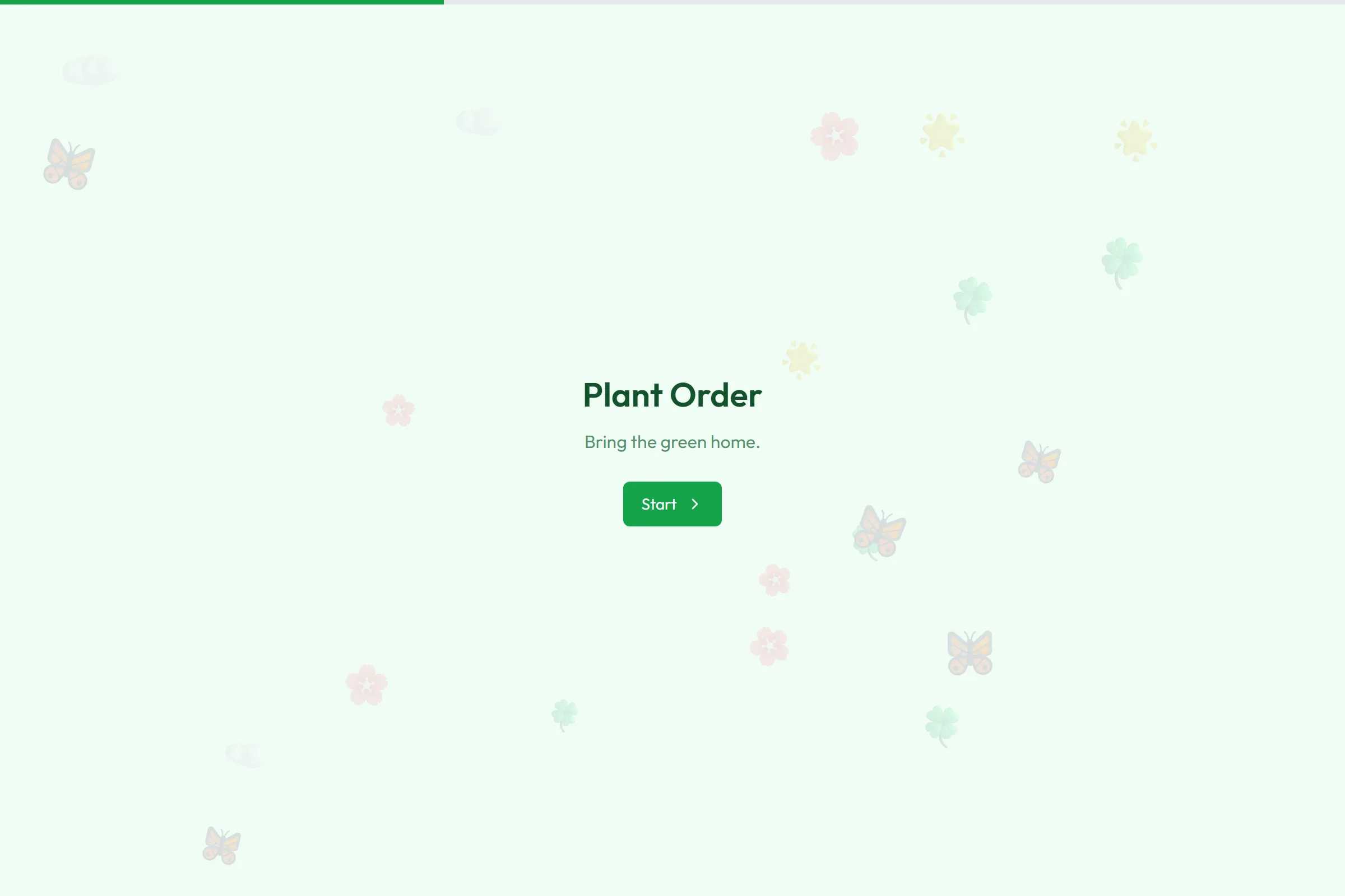 Plant Order template preview