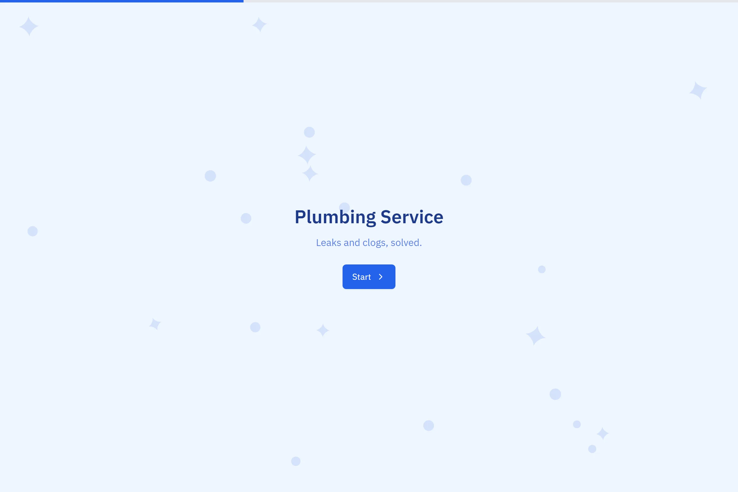 Plumbing Service template preview