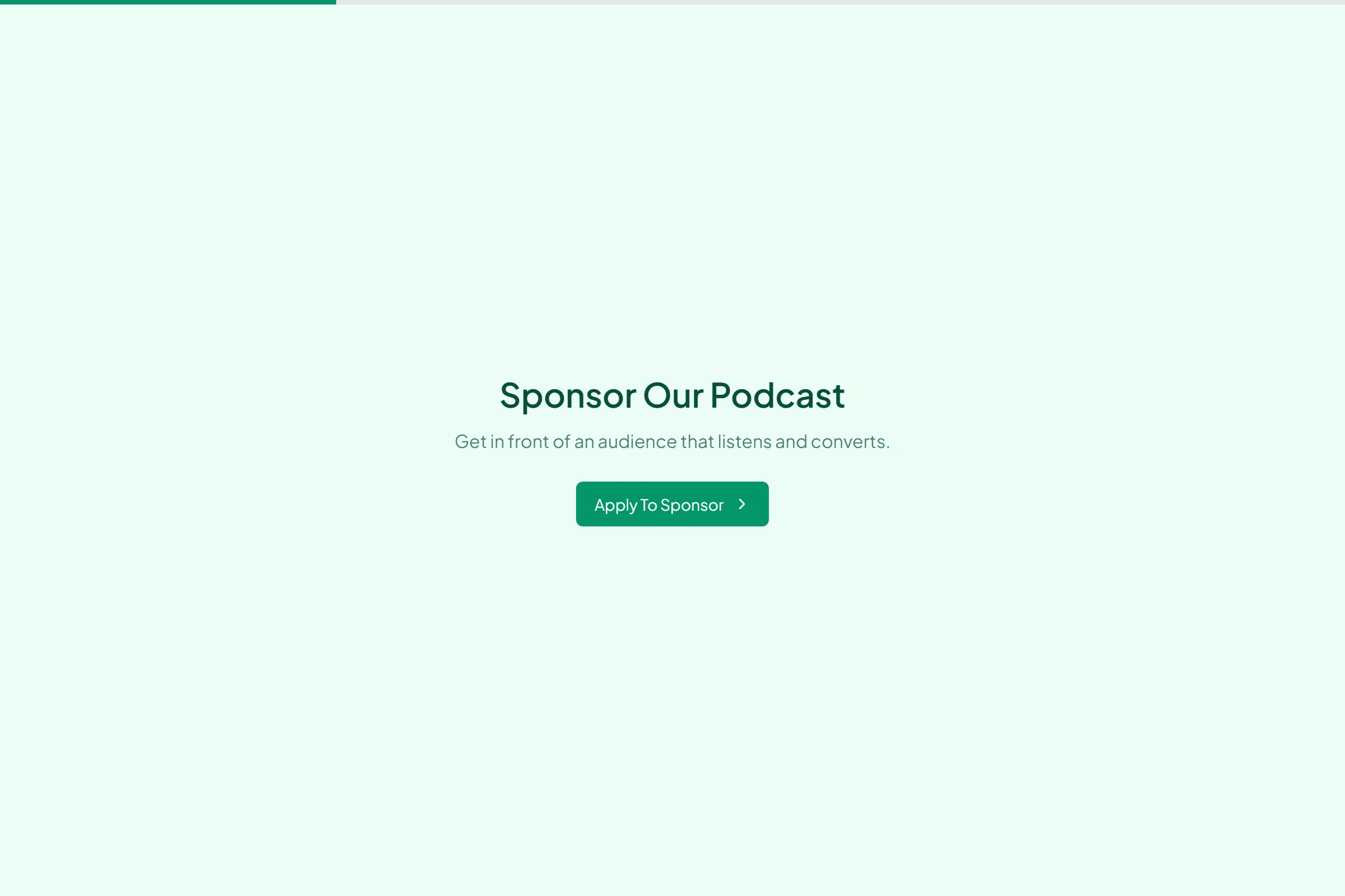 Podcast Sponsorship Application template preview