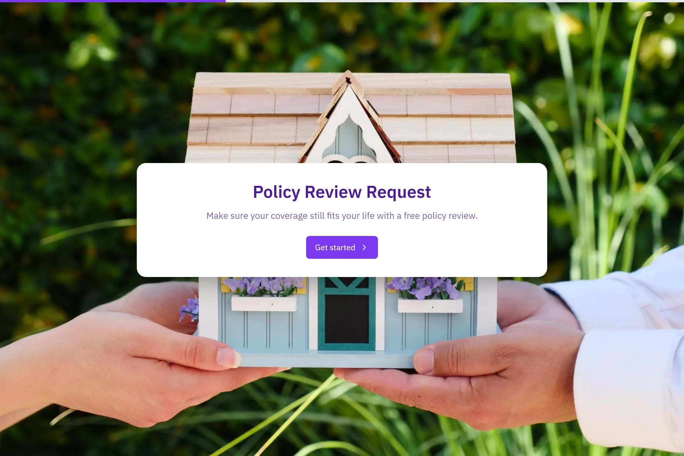 Policy Review Request template preview