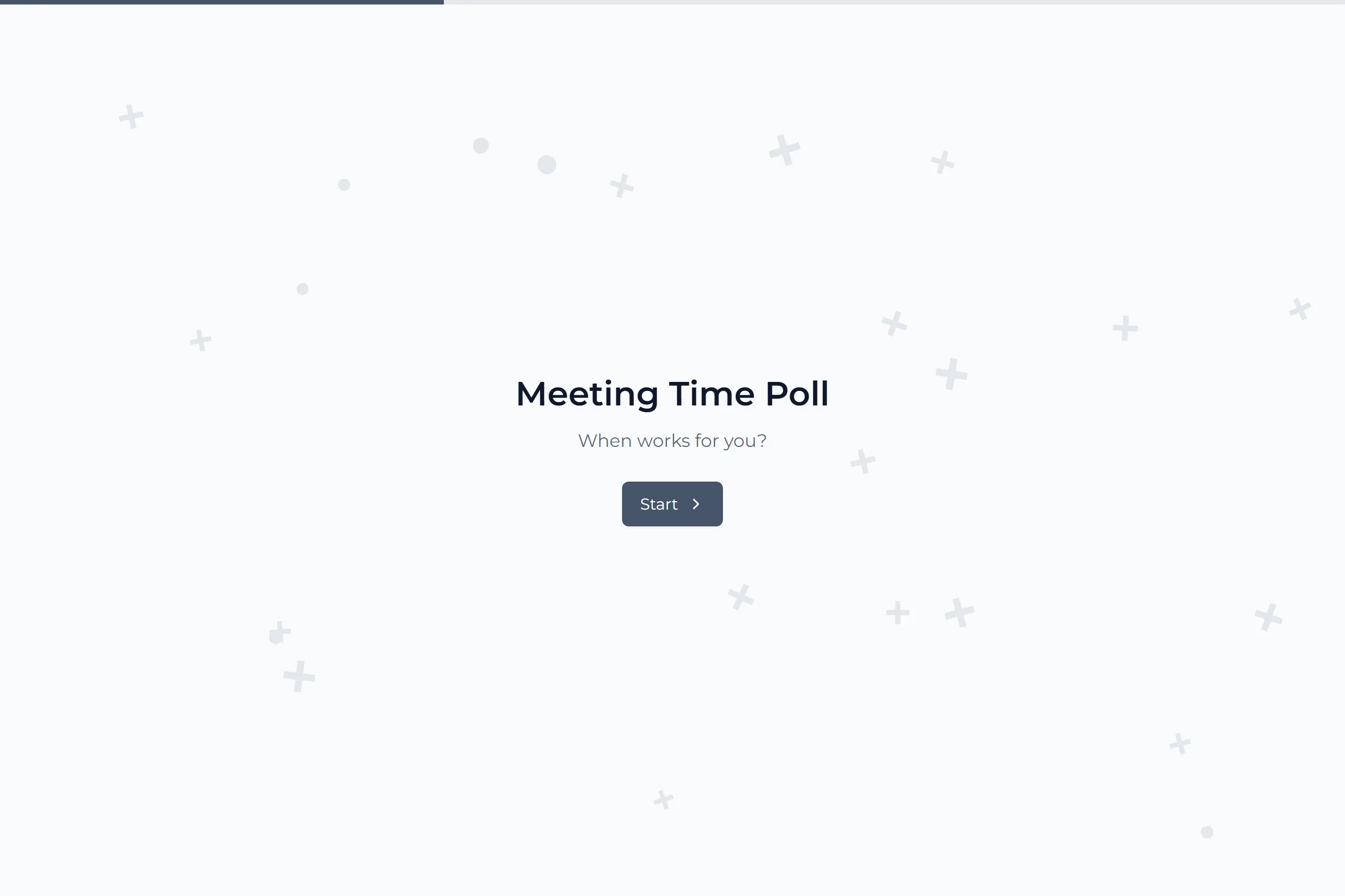 Meeting Time Poll template preview