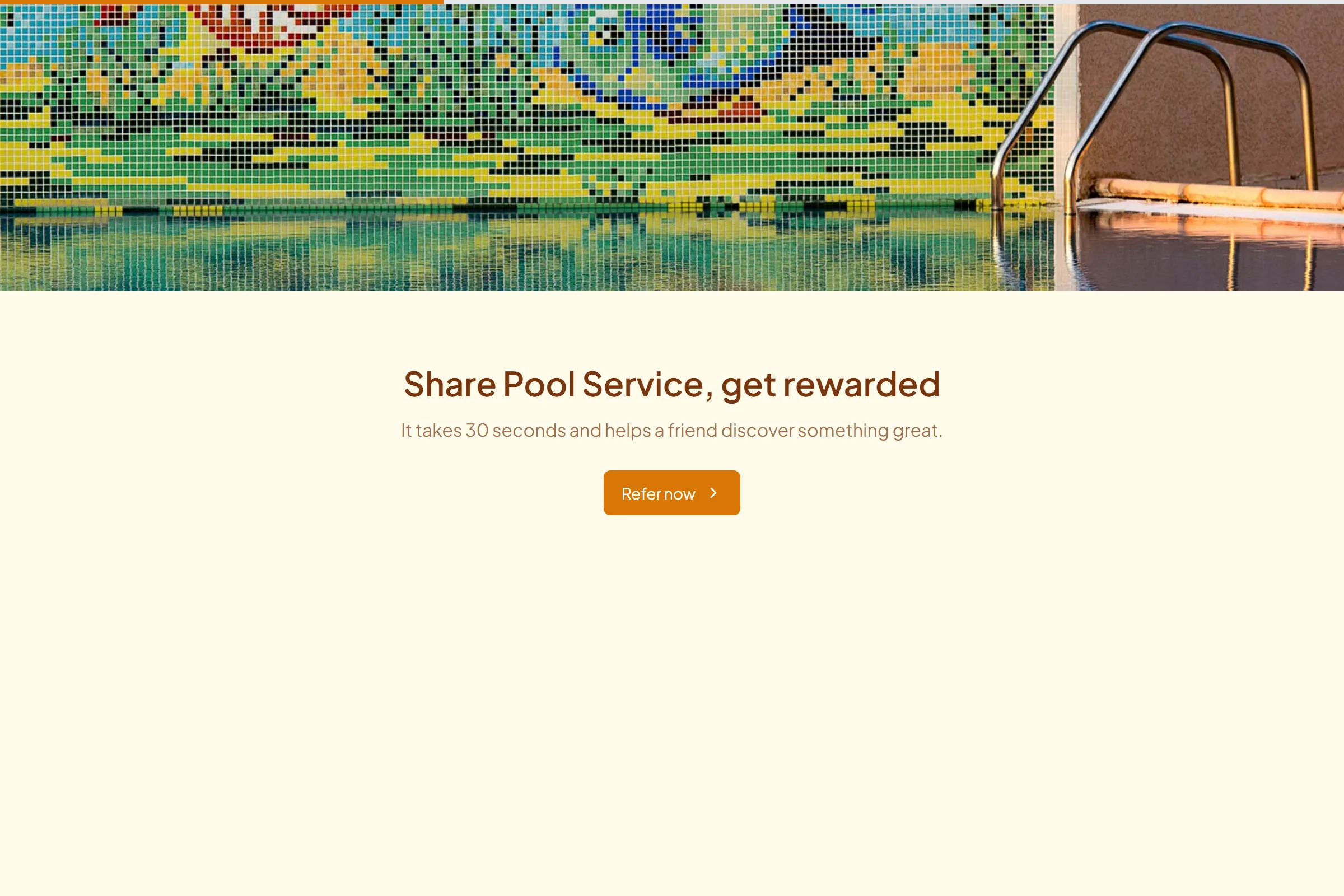 Pool Service Referral Form template preview