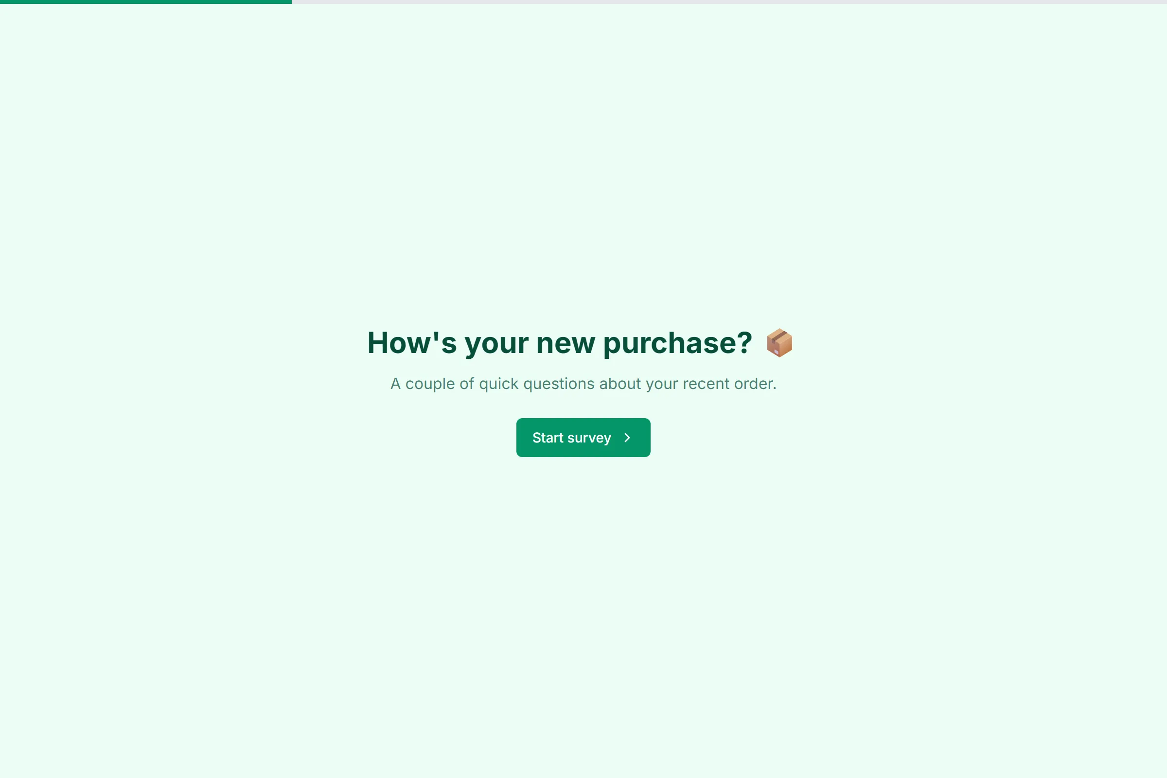 Post-Purchase Product Survey template preview
