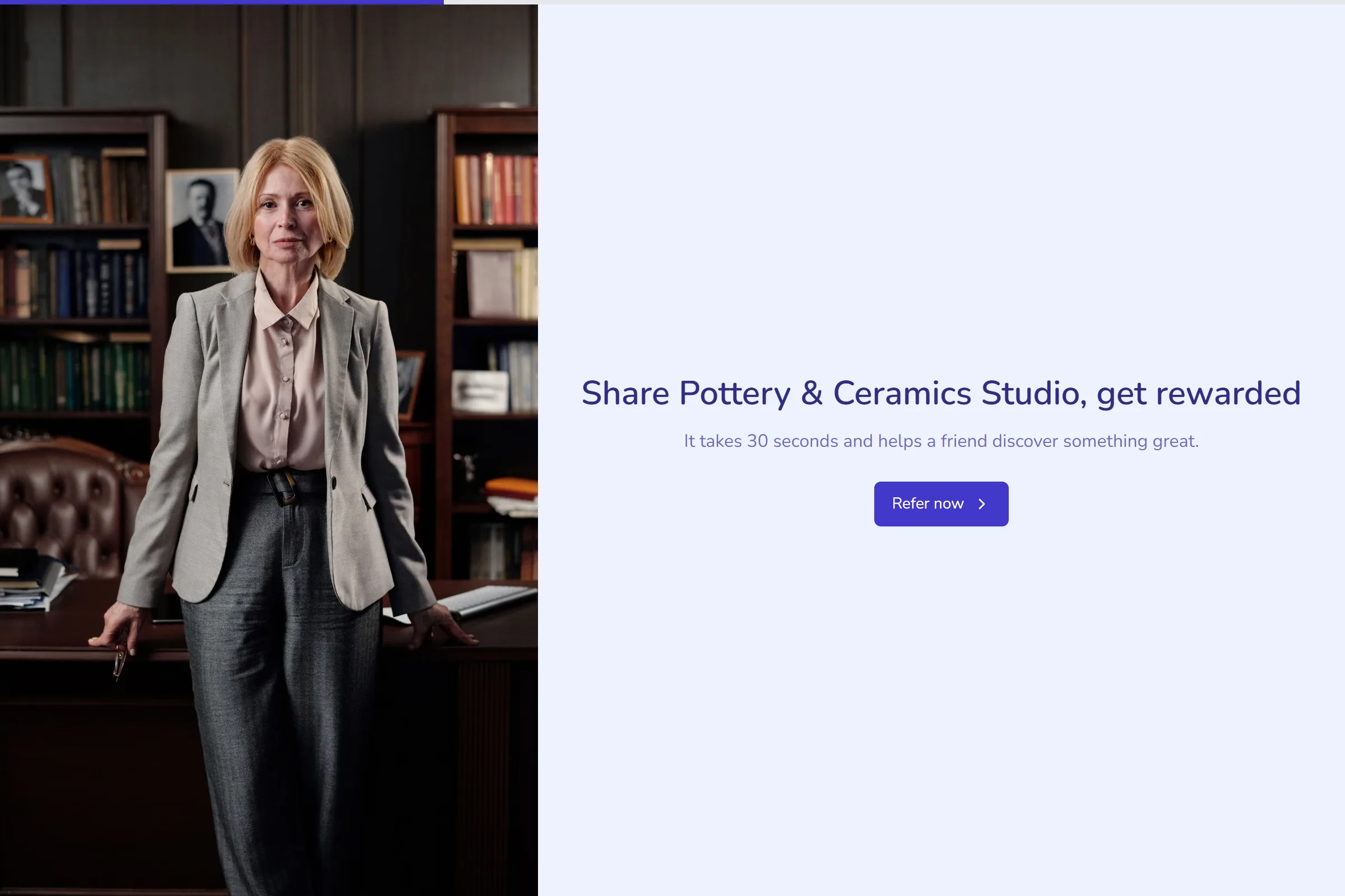 Pottery & Ceramics Studio Referral Form template preview