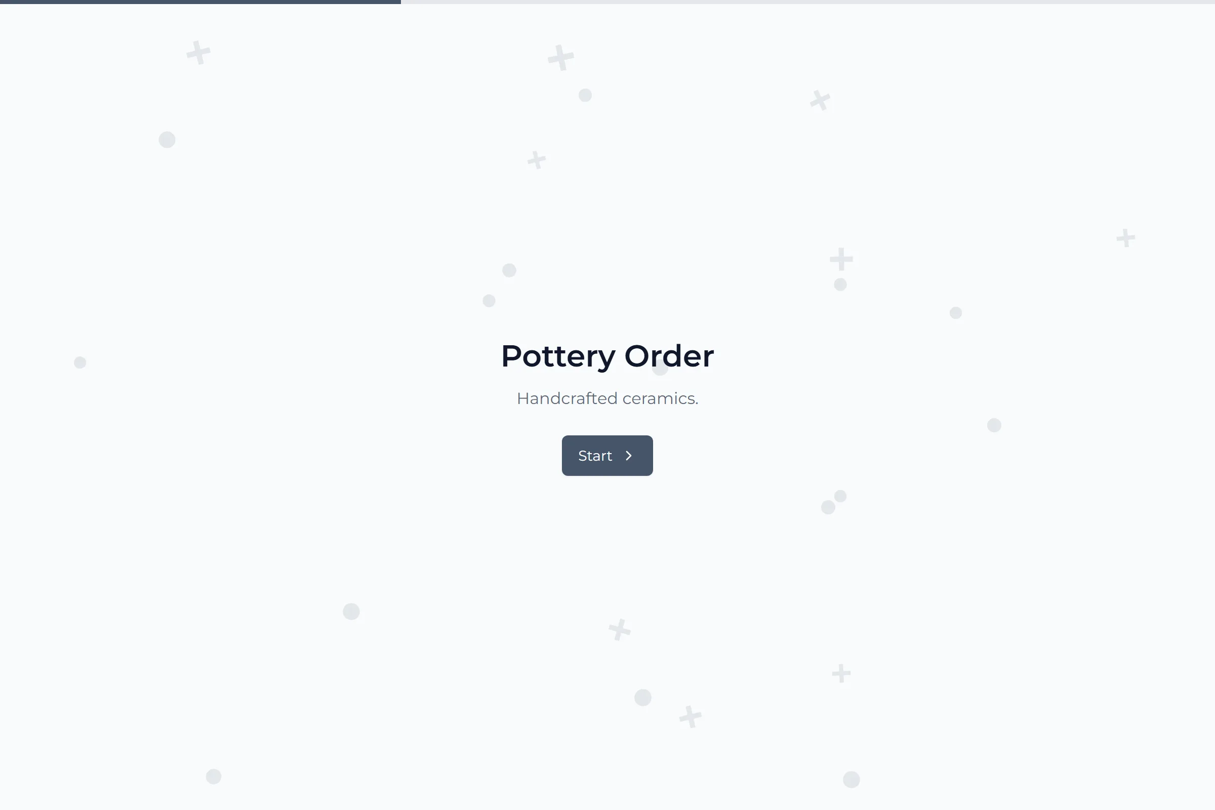 Pottery Order template preview