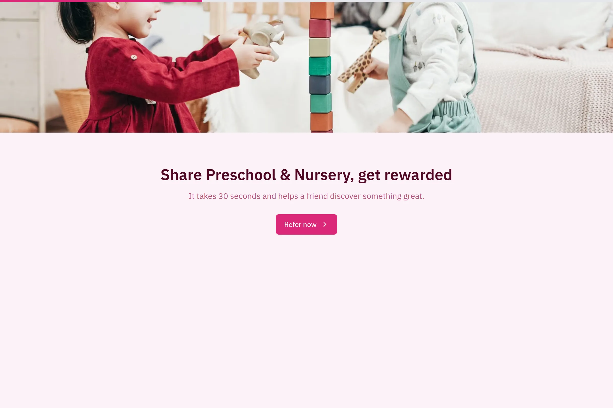Preschool & Nursery Referral Form template preview