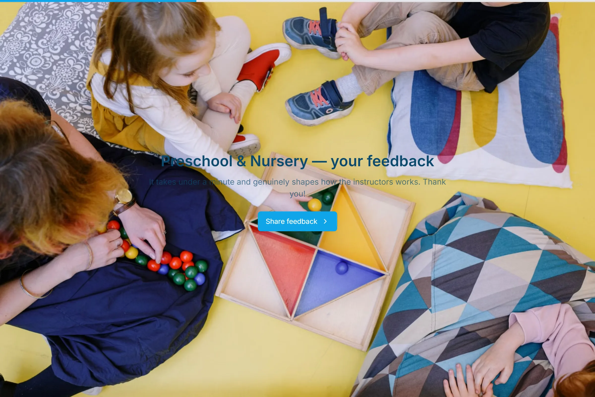 Preschool & Nursery Satisfaction Survey template preview