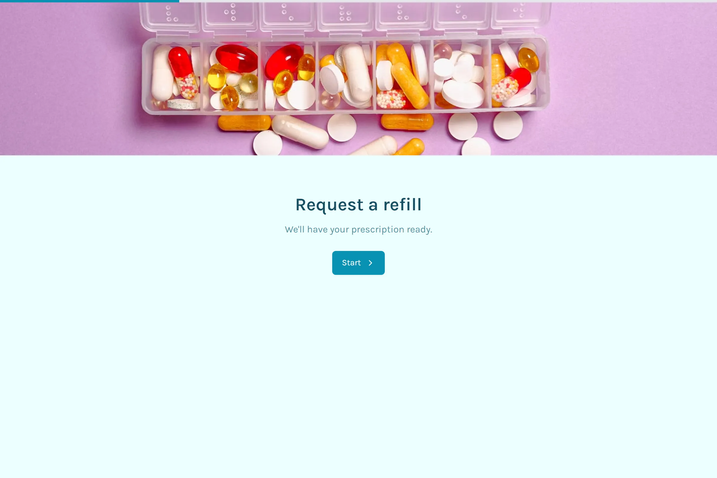 Prescription Refill template preview