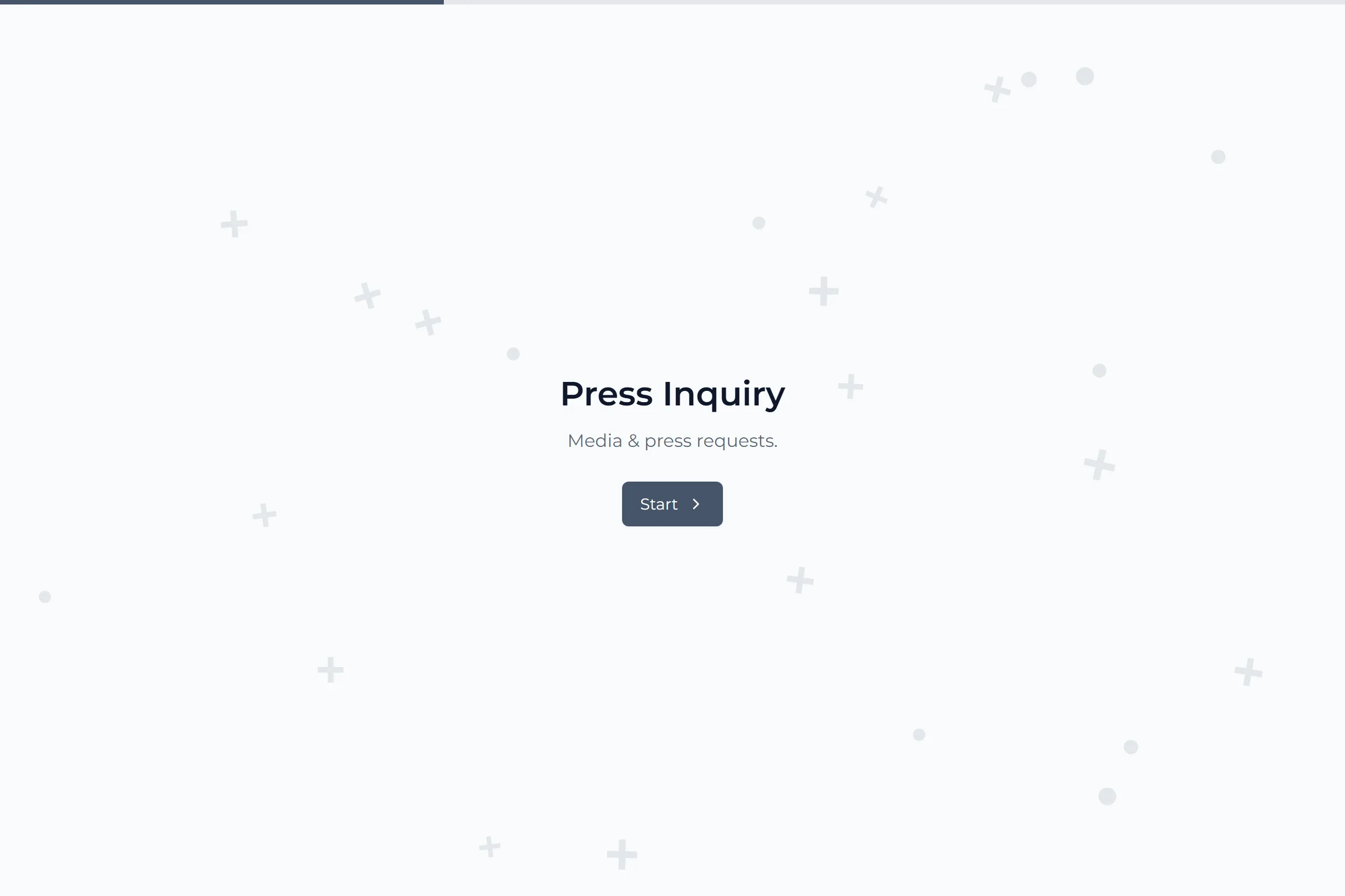 Press Inquiry template preview