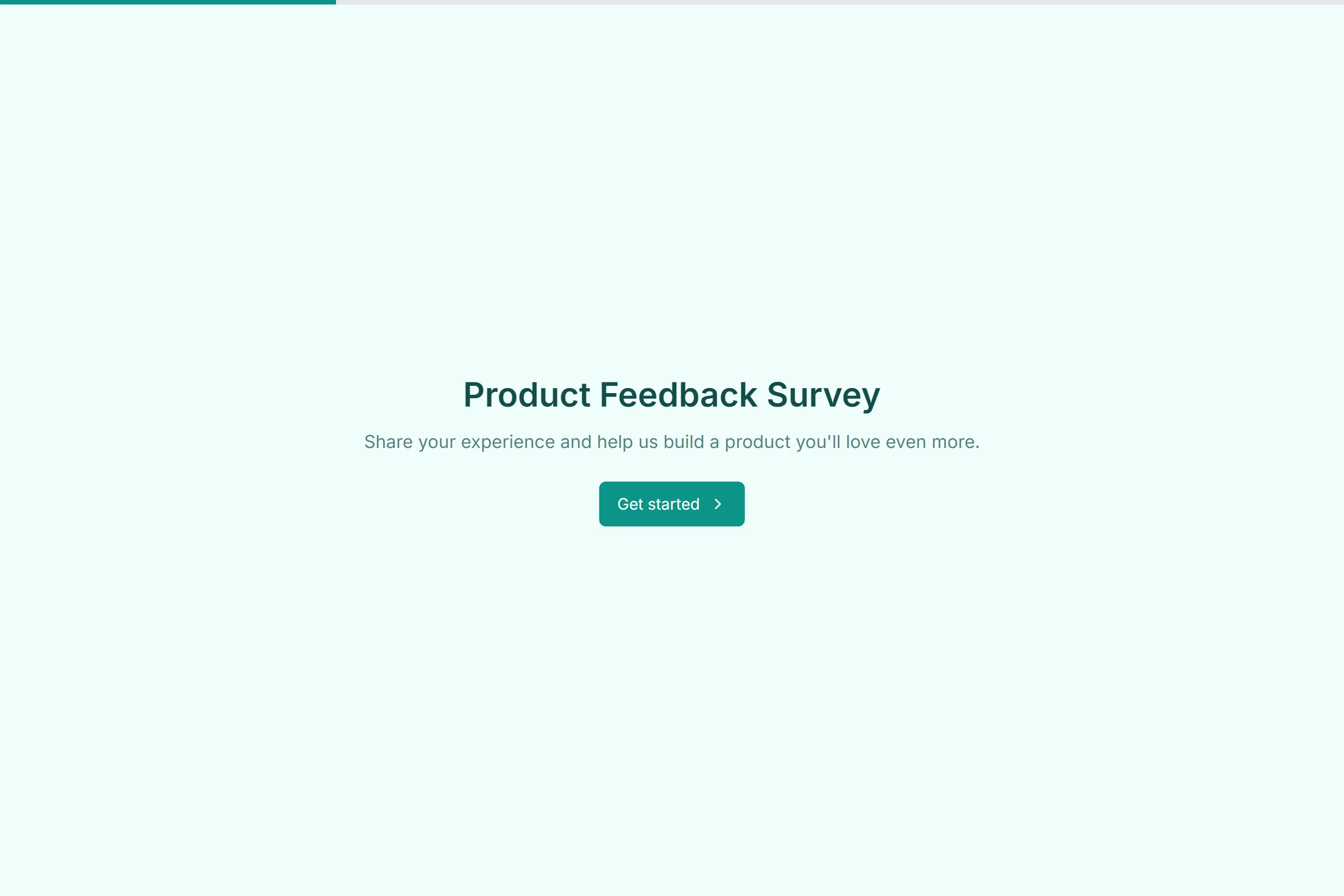 Product Feedback Survey template preview