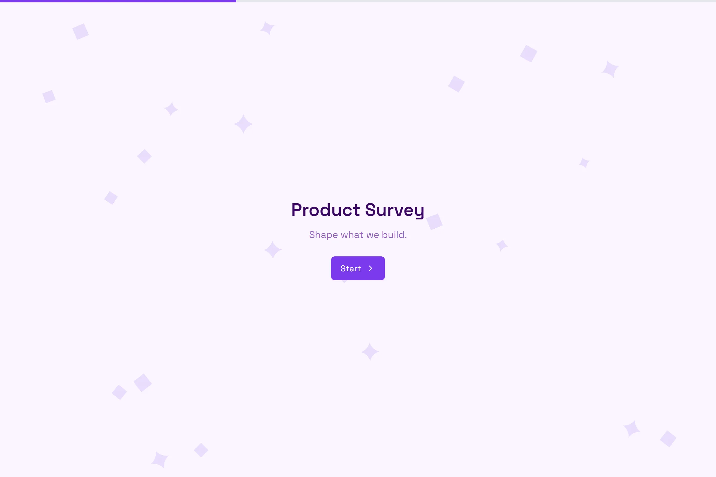 Product Survey template preview