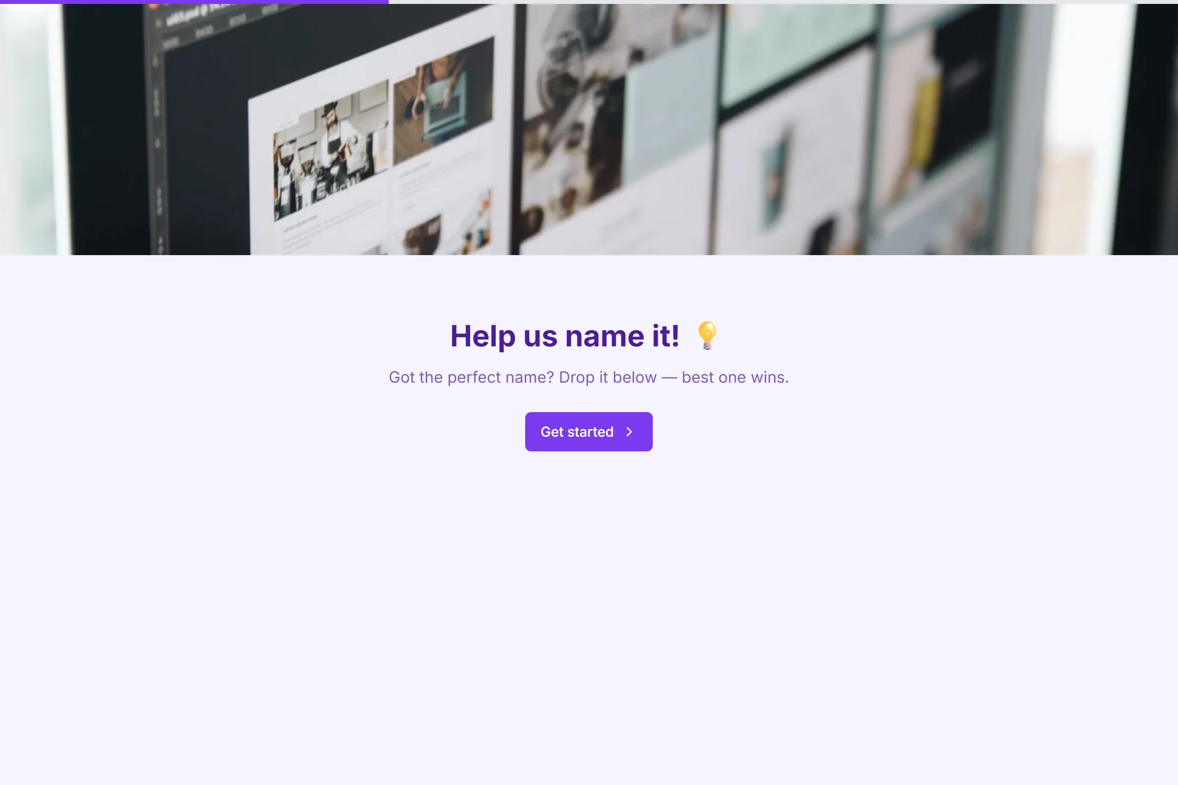 Product Naming Contest template preview