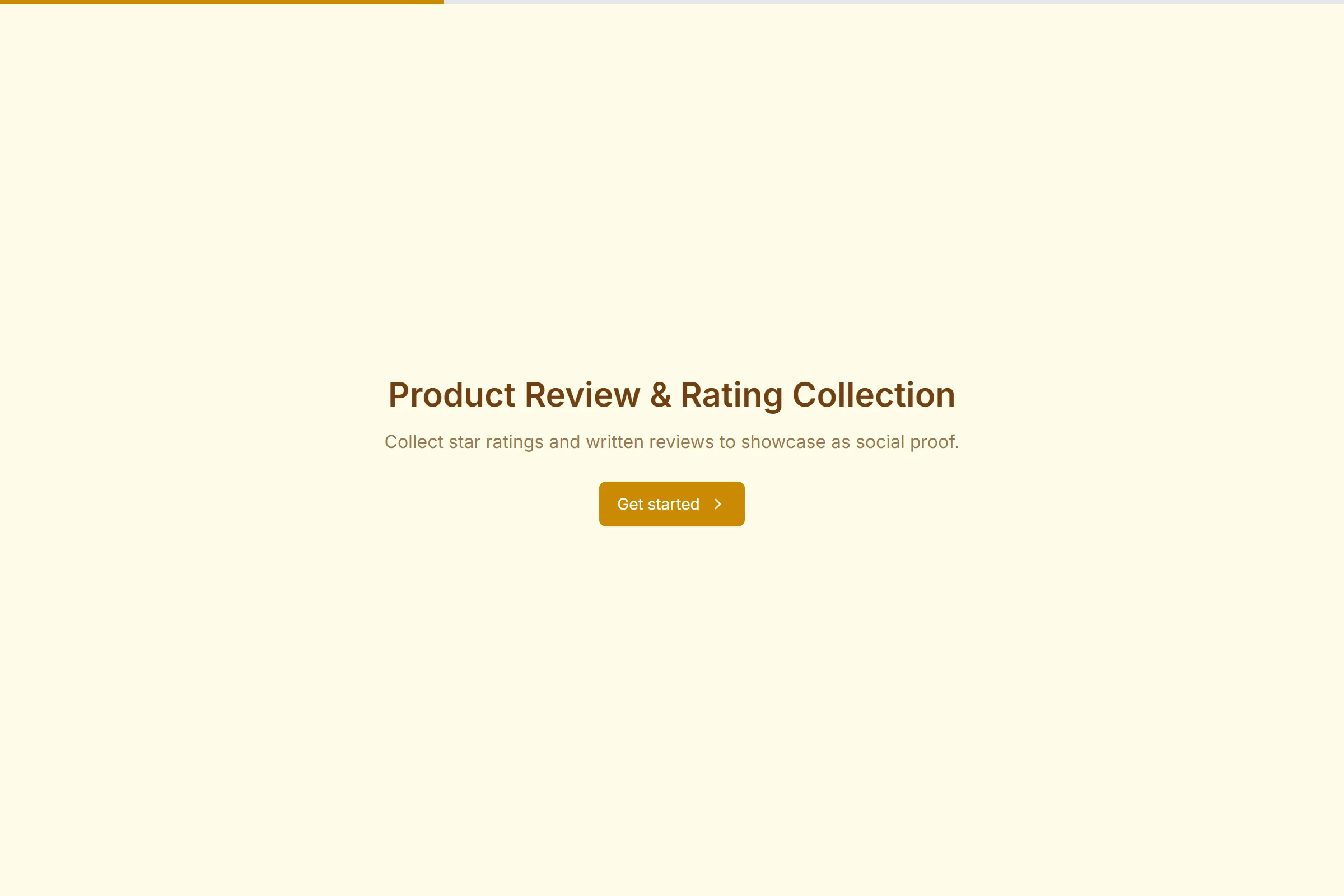 Product Review & Rating Collection template preview