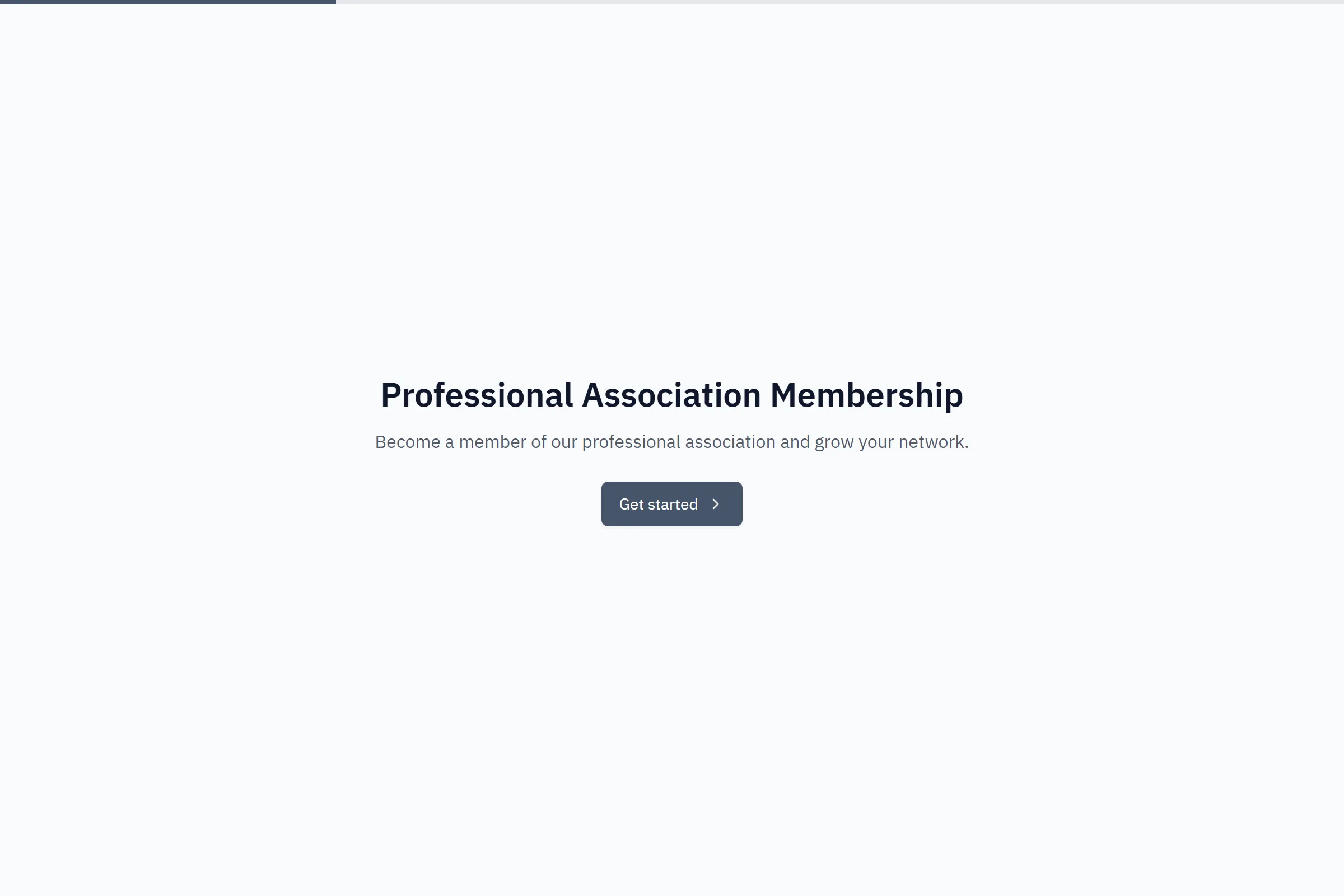 Professional Association Membership template preview