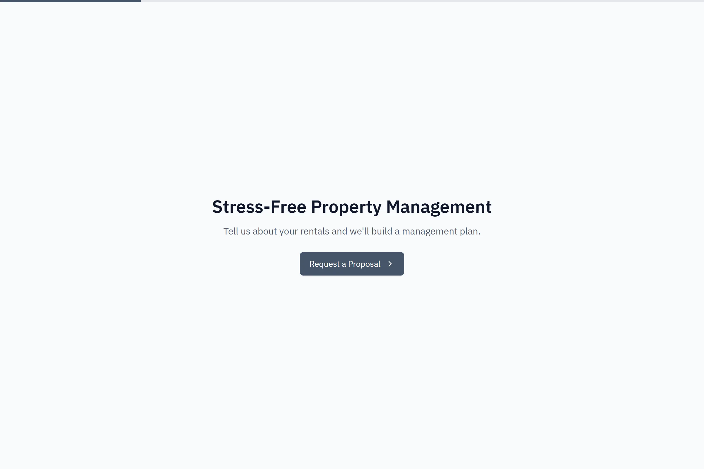 Property Management Inquiry template preview