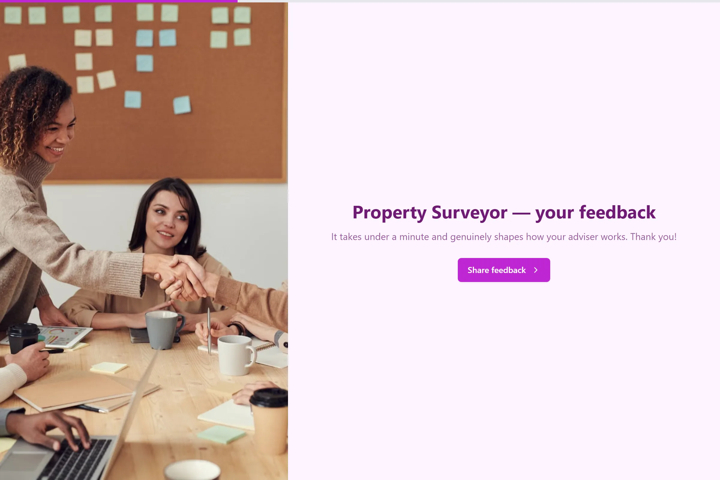 Property Surveyor Satisfaction Survey template preview