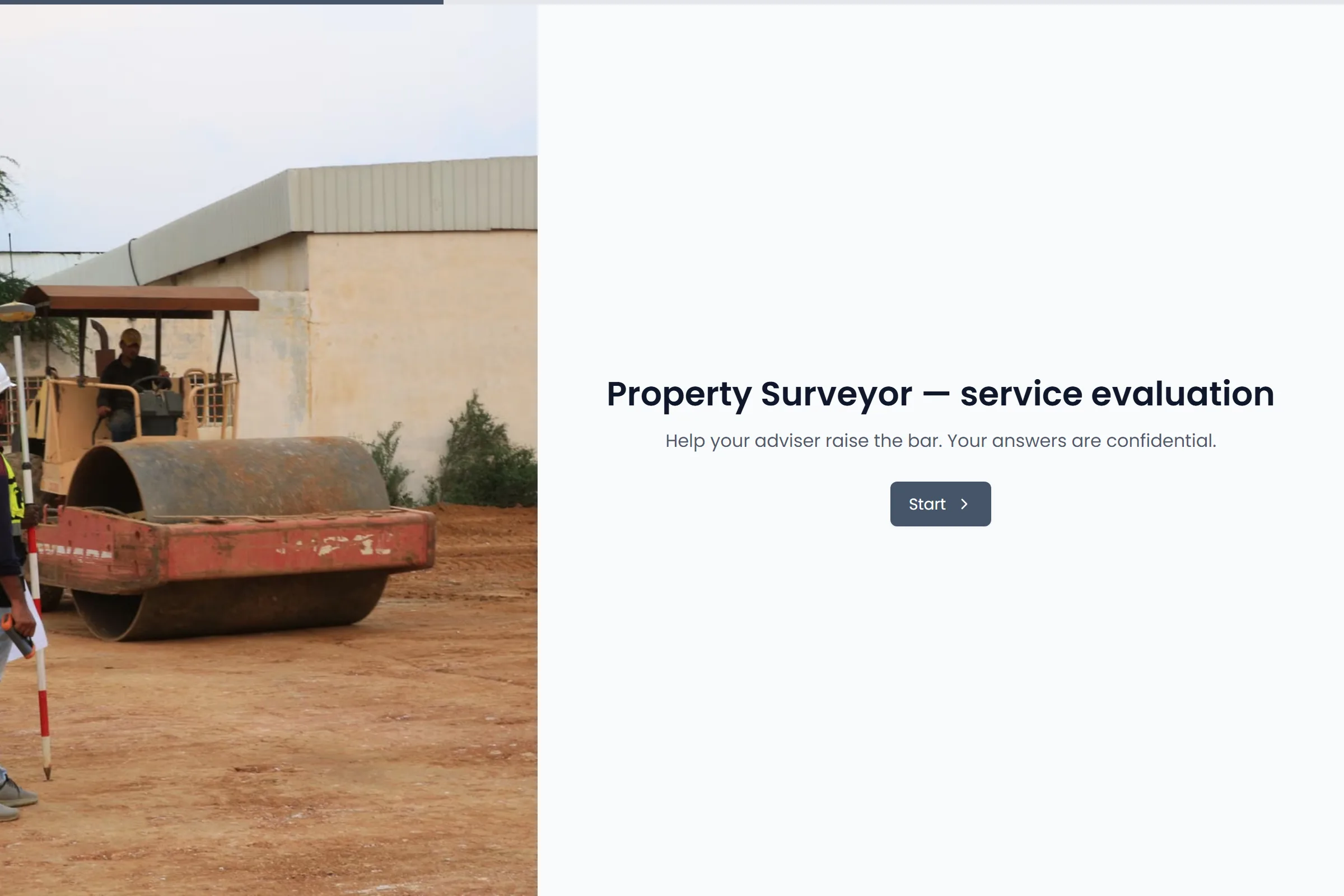 Property Surveyor Service Evaluation template preview