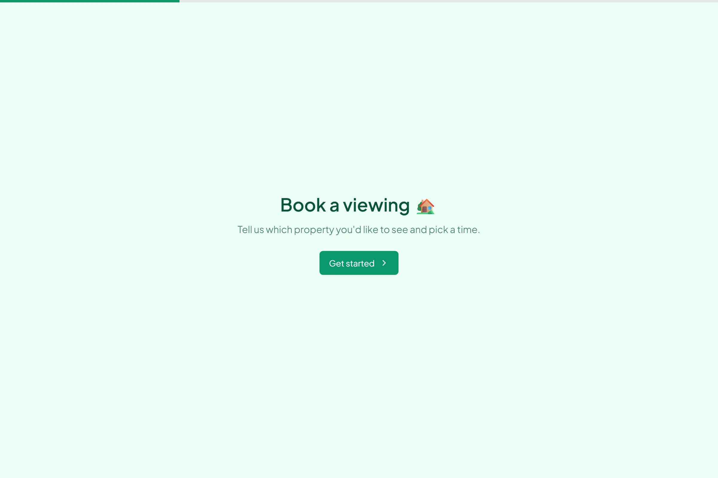 Property Viewing Booking template preview