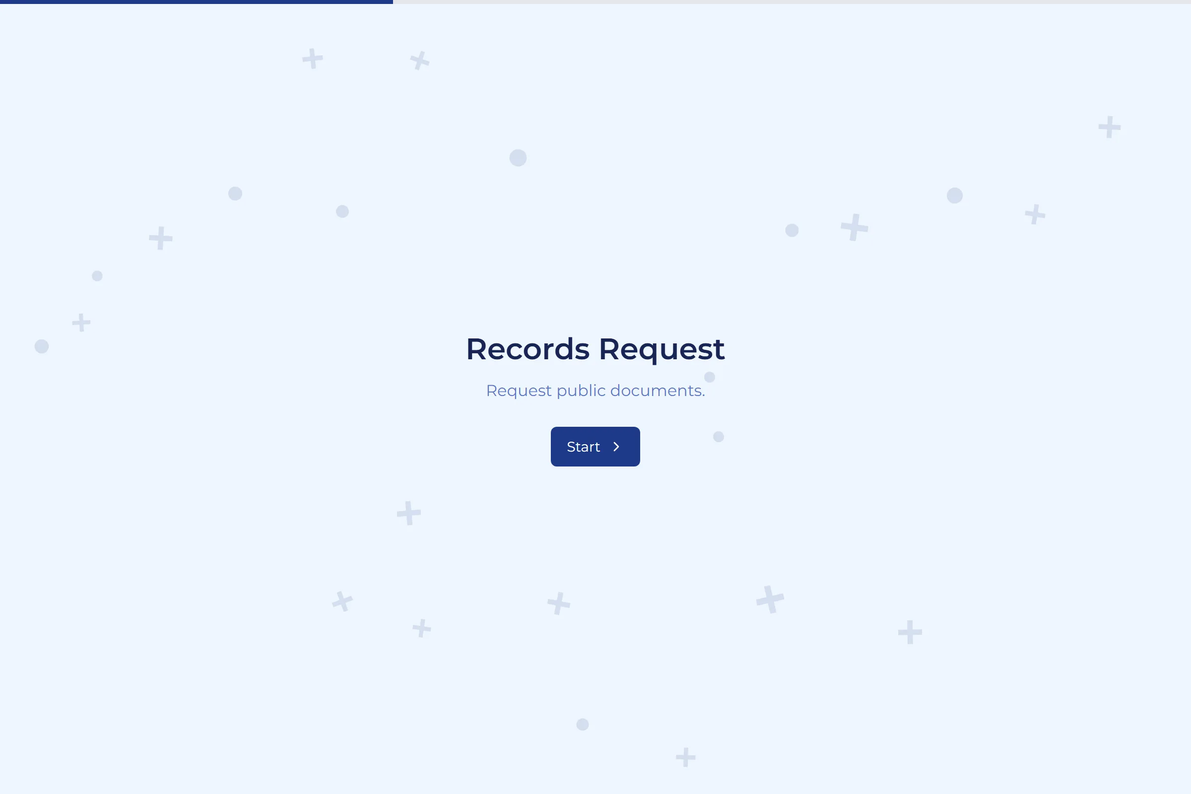 Records Request template preview