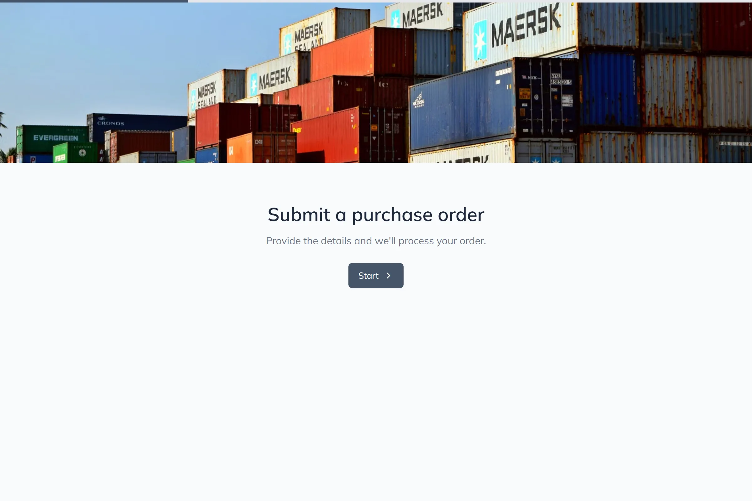 Purchase Order template preview