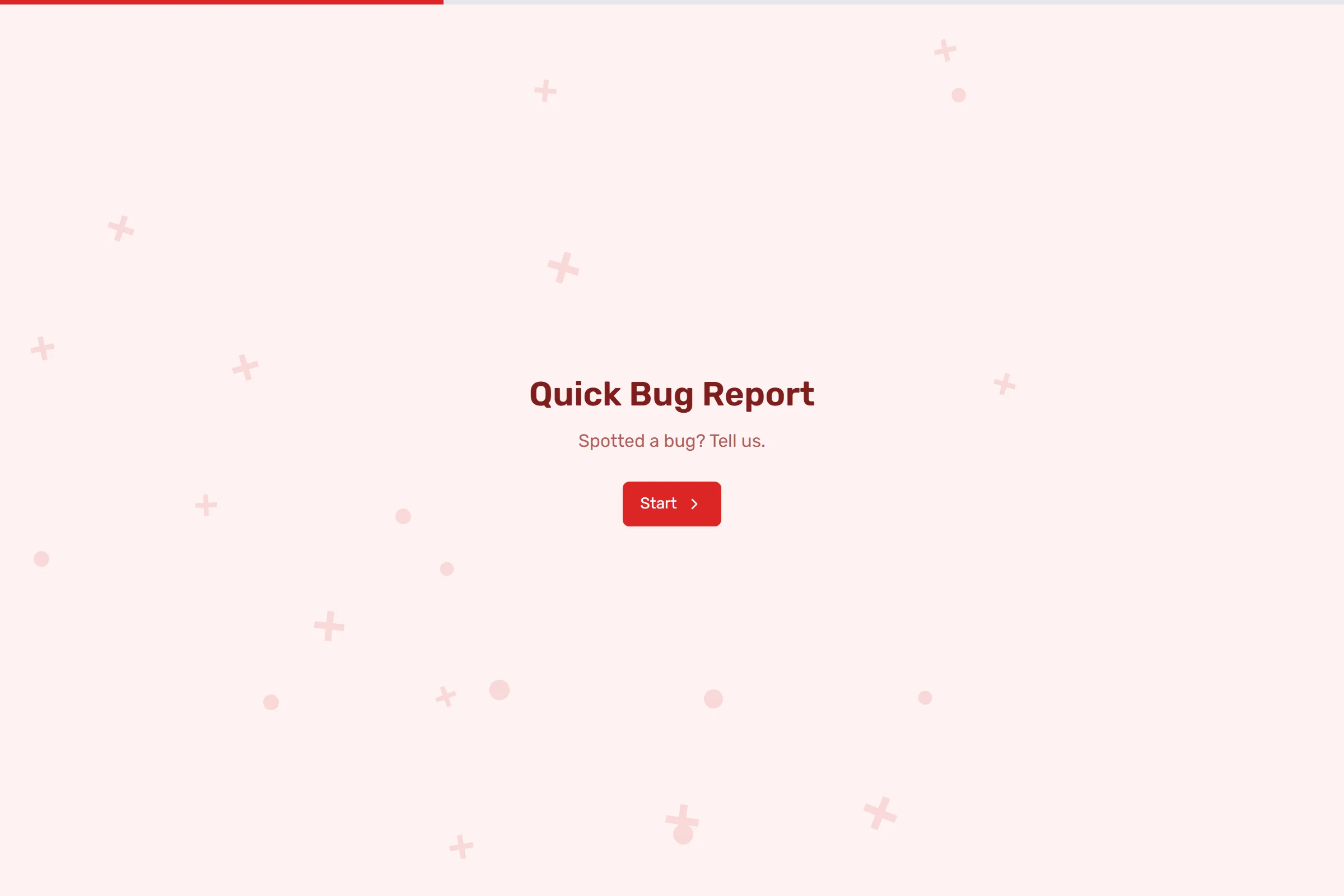 Quick Bug Report template preview