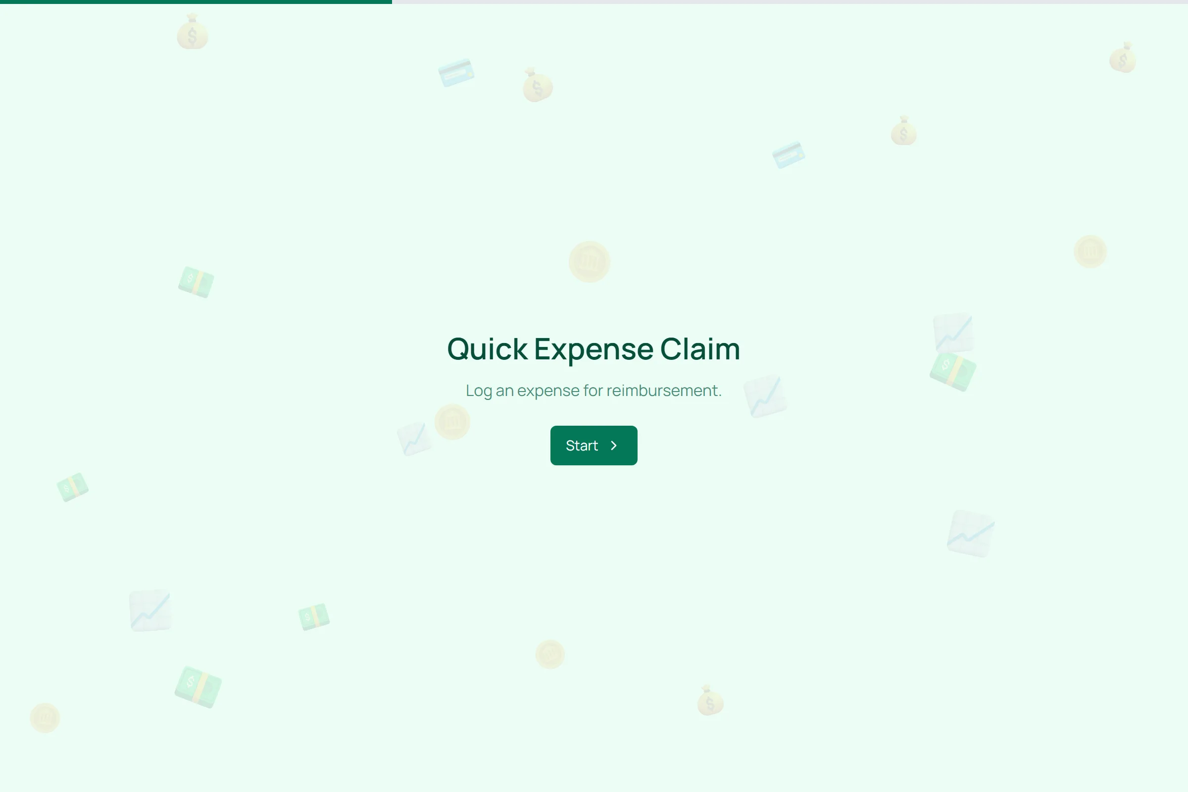 Quick Expense Claim template preview