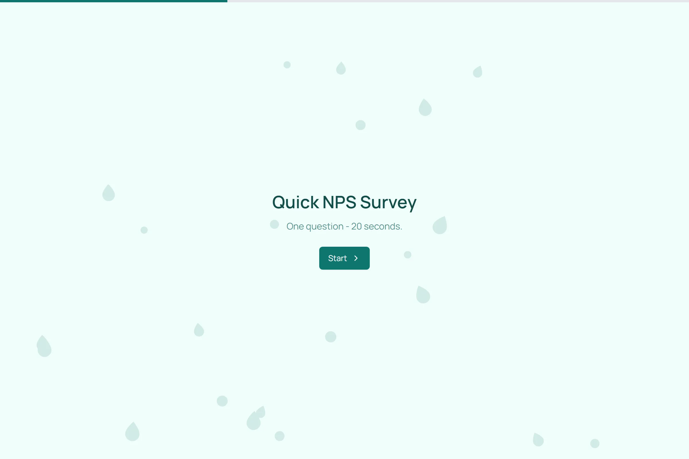 Quick NPS Survey template preview