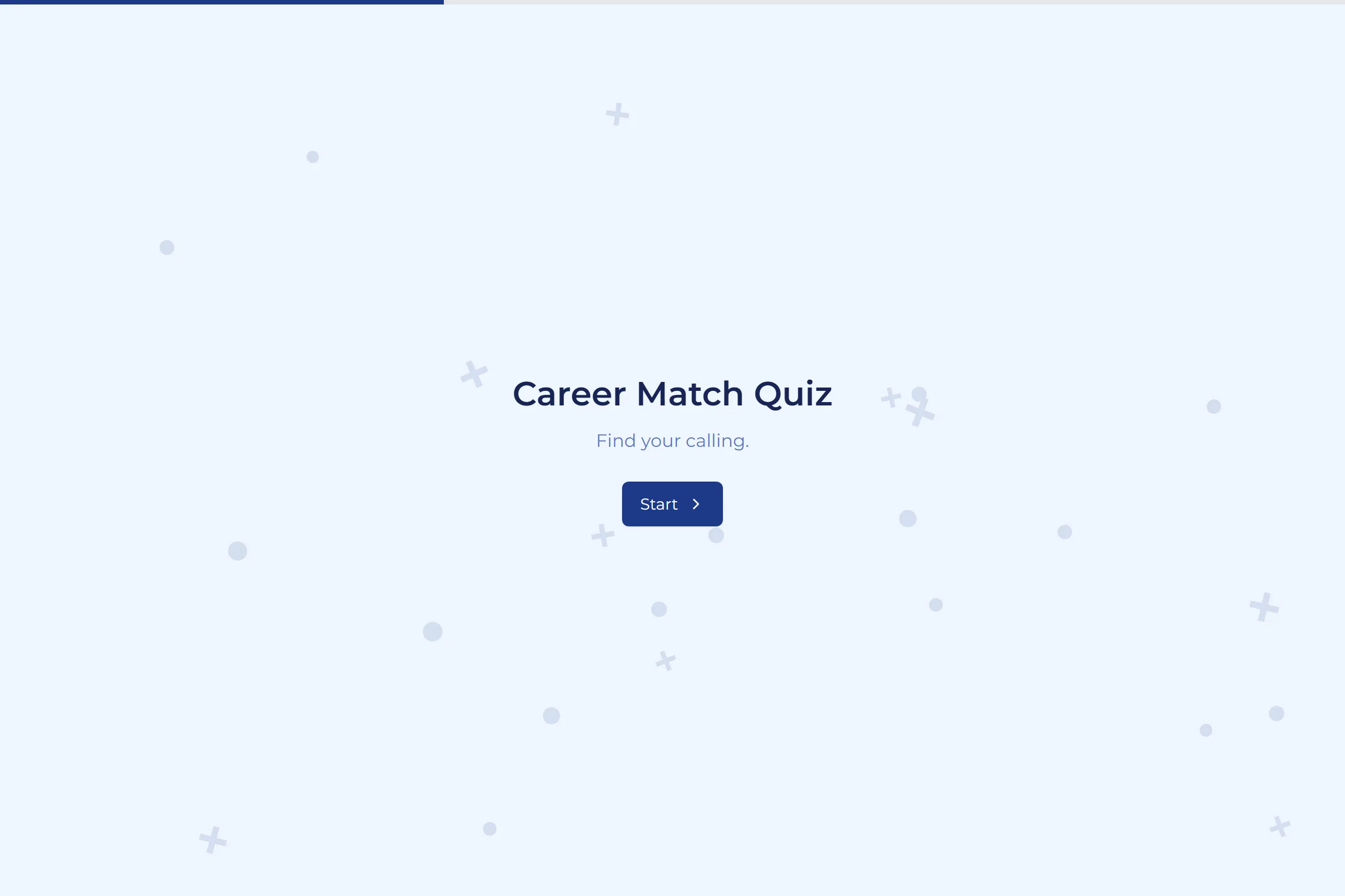 Career Match Quiz template preview