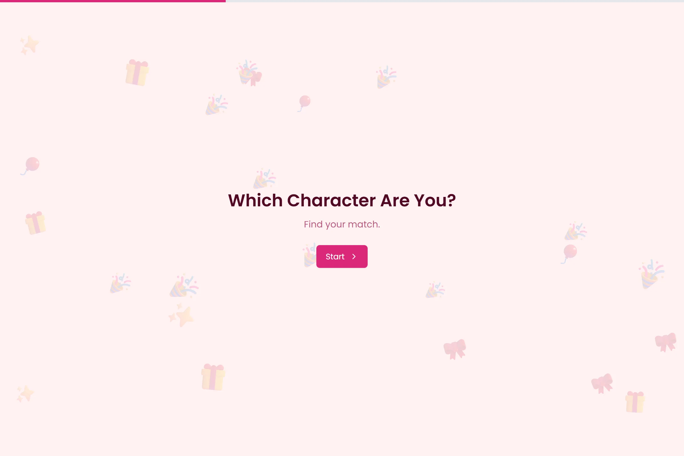 Which Character Are You? template preview