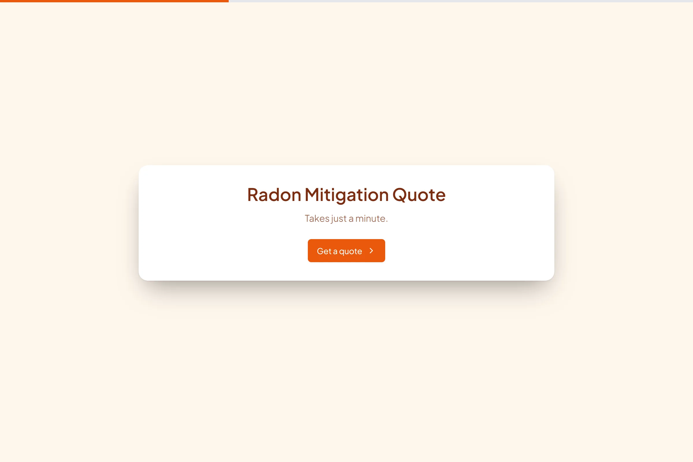 Radon Mitigation Quote template preview