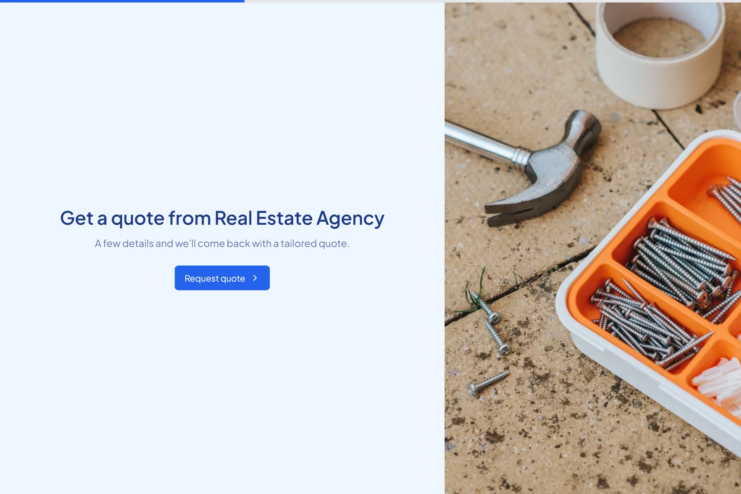 Real Estate Agency Maintenance Request template preview