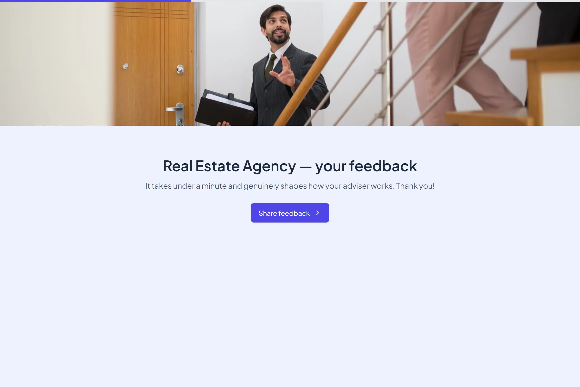 Real Estate Agency Satisfaction Survey template preview