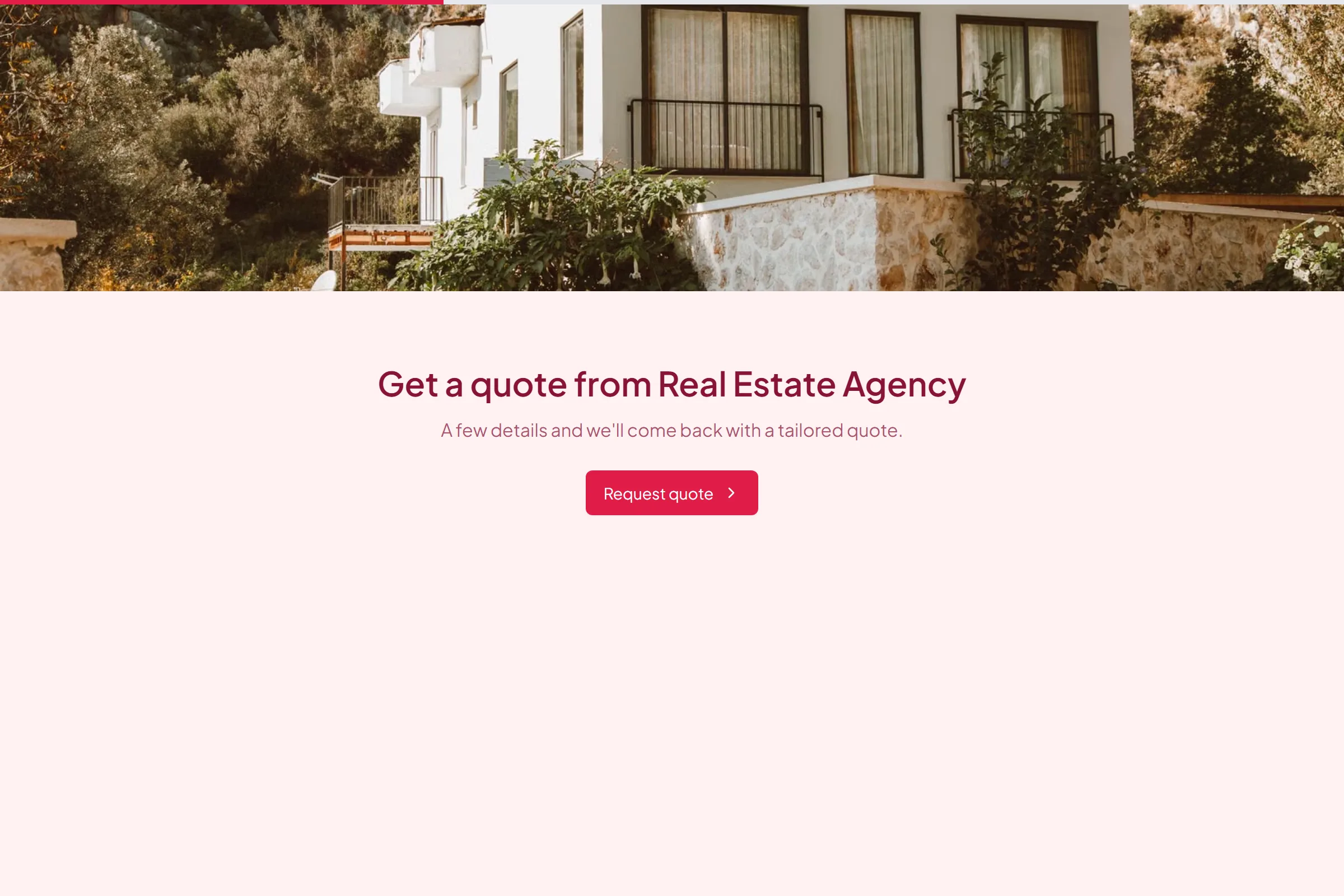 Real Estate Agency Site Survey Request template preview