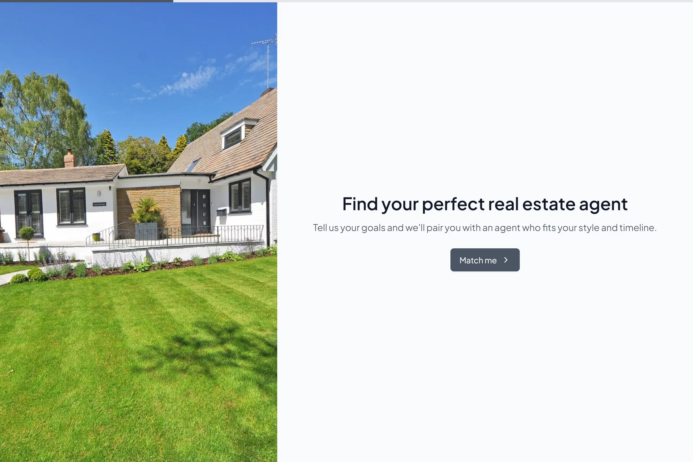 Real Estate Agent Match Finder template preview
