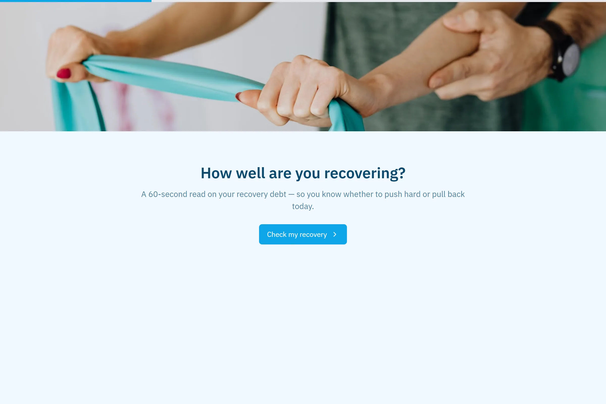 Recovery & Mobility Assessment template preview