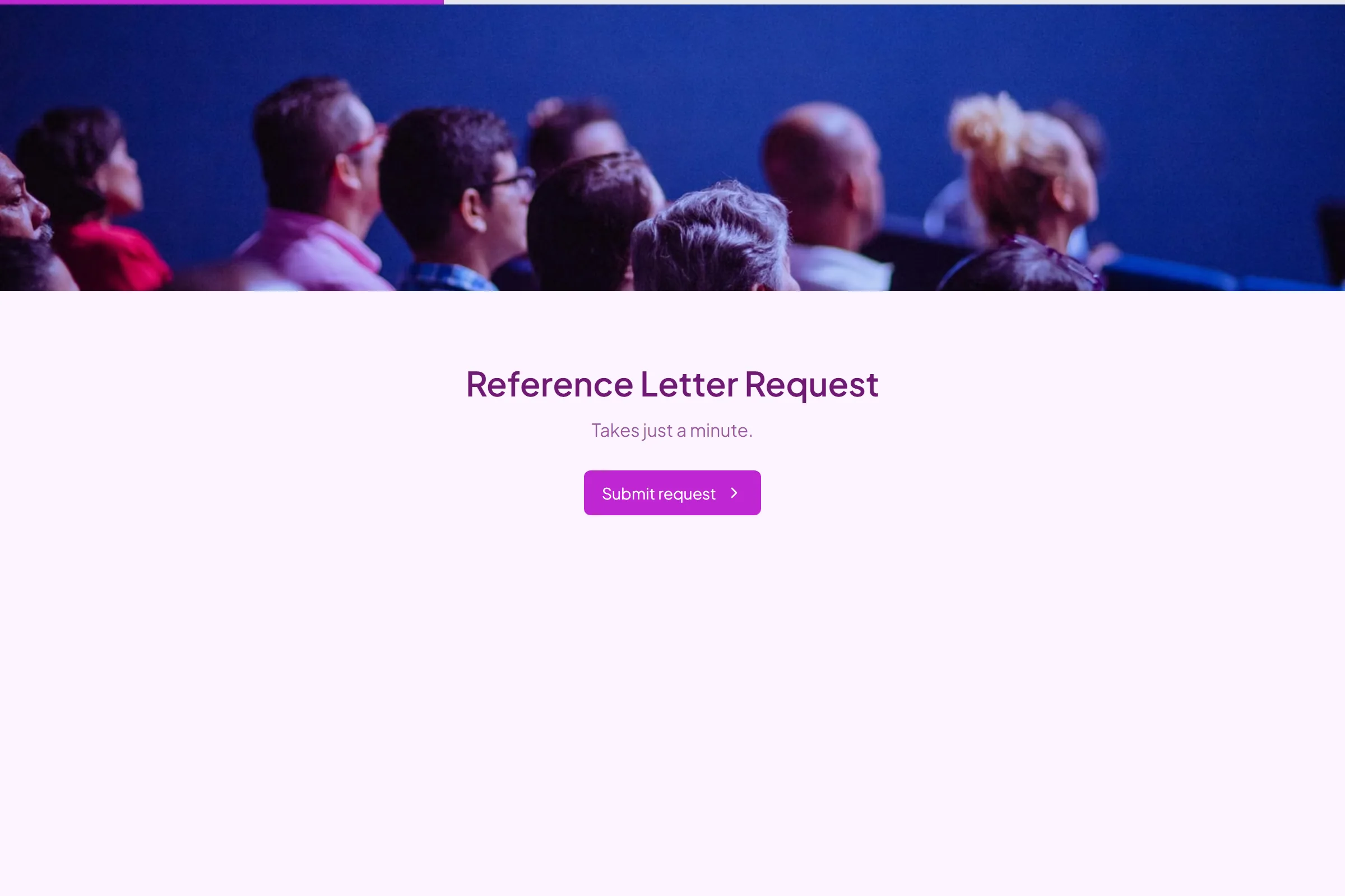 Reference Letter Request template preview