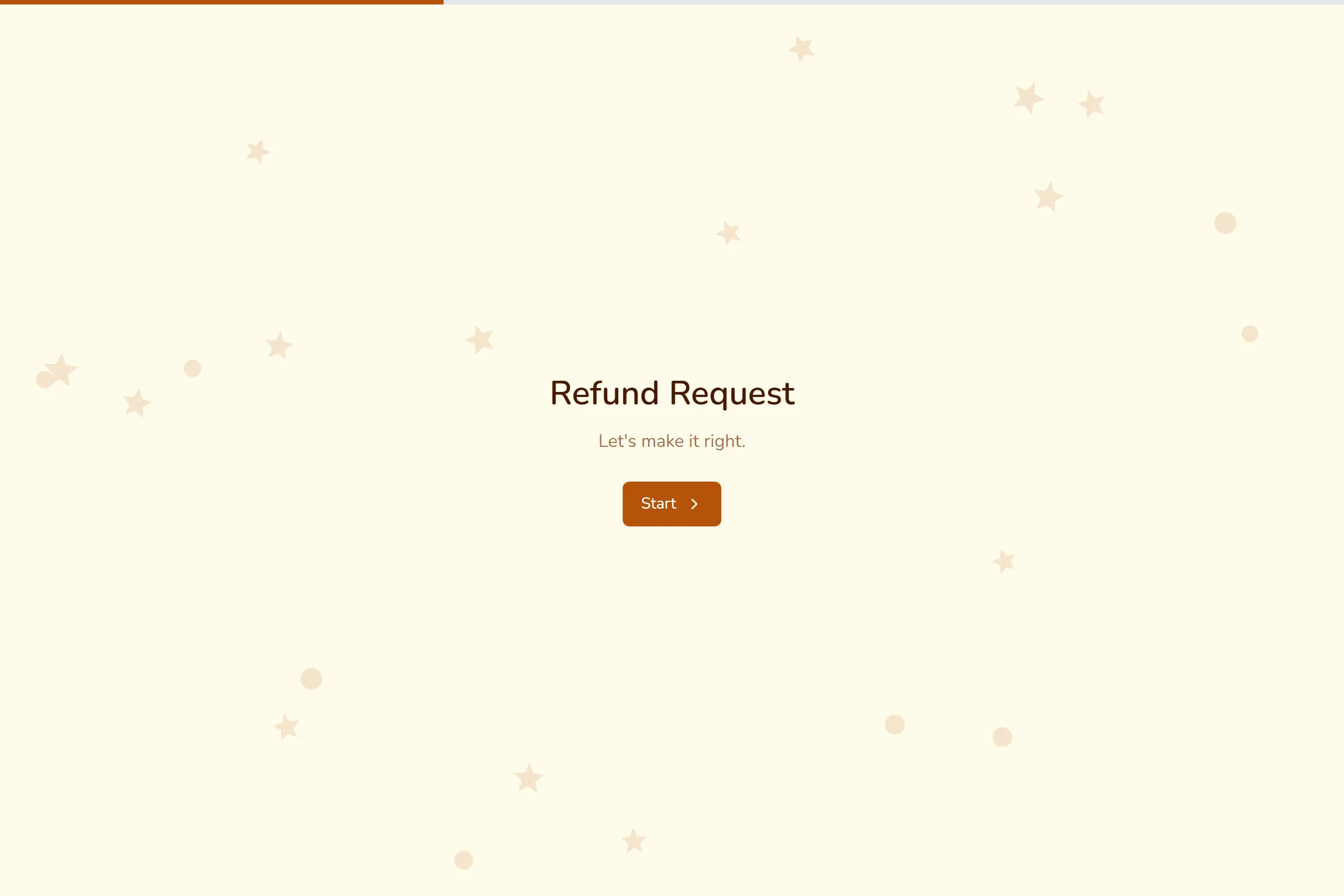 Refund Request template preview