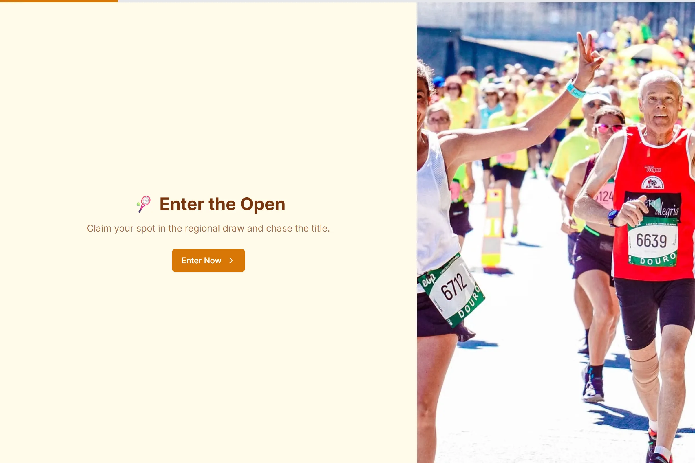 Regional Tennis Tournament Entry template preview