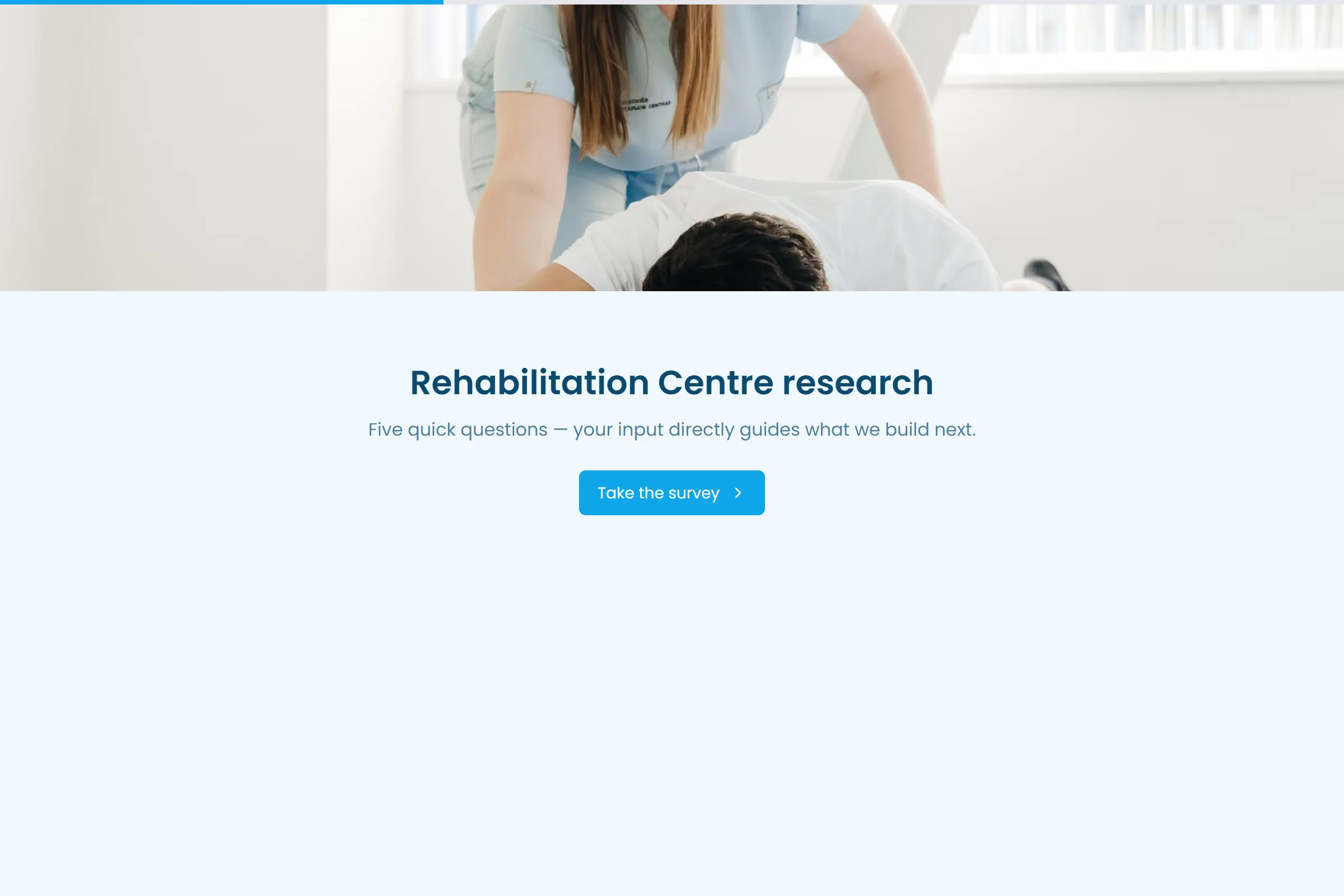 Rehabilitation Centre Market Research Survey template preview