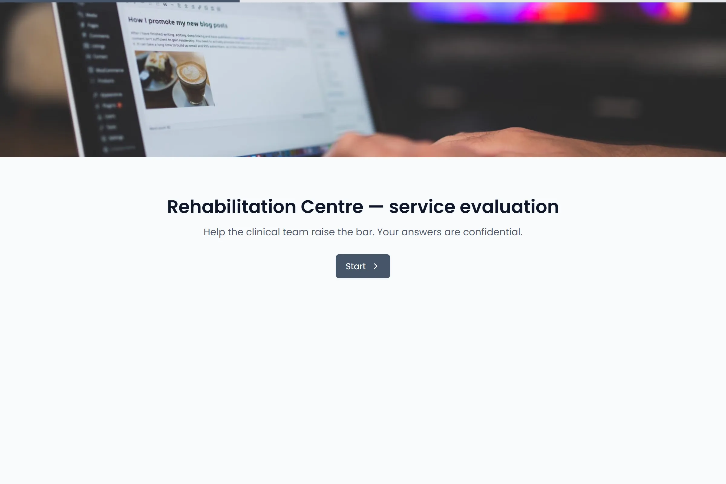 Rehabilitation Centre Service Evaluation template preview