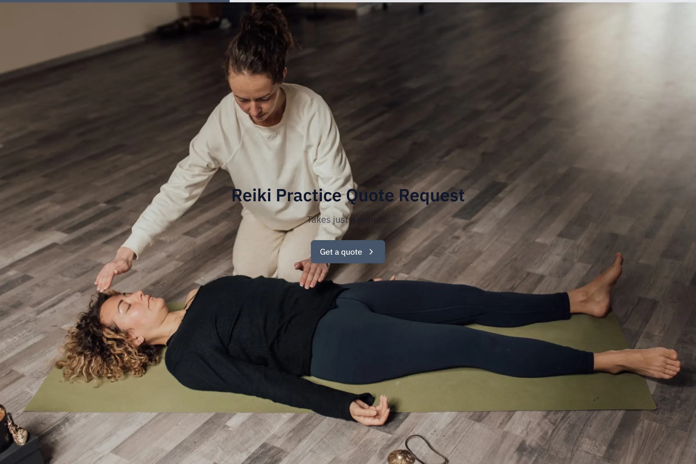 Reiki Practice Quote Request template preview