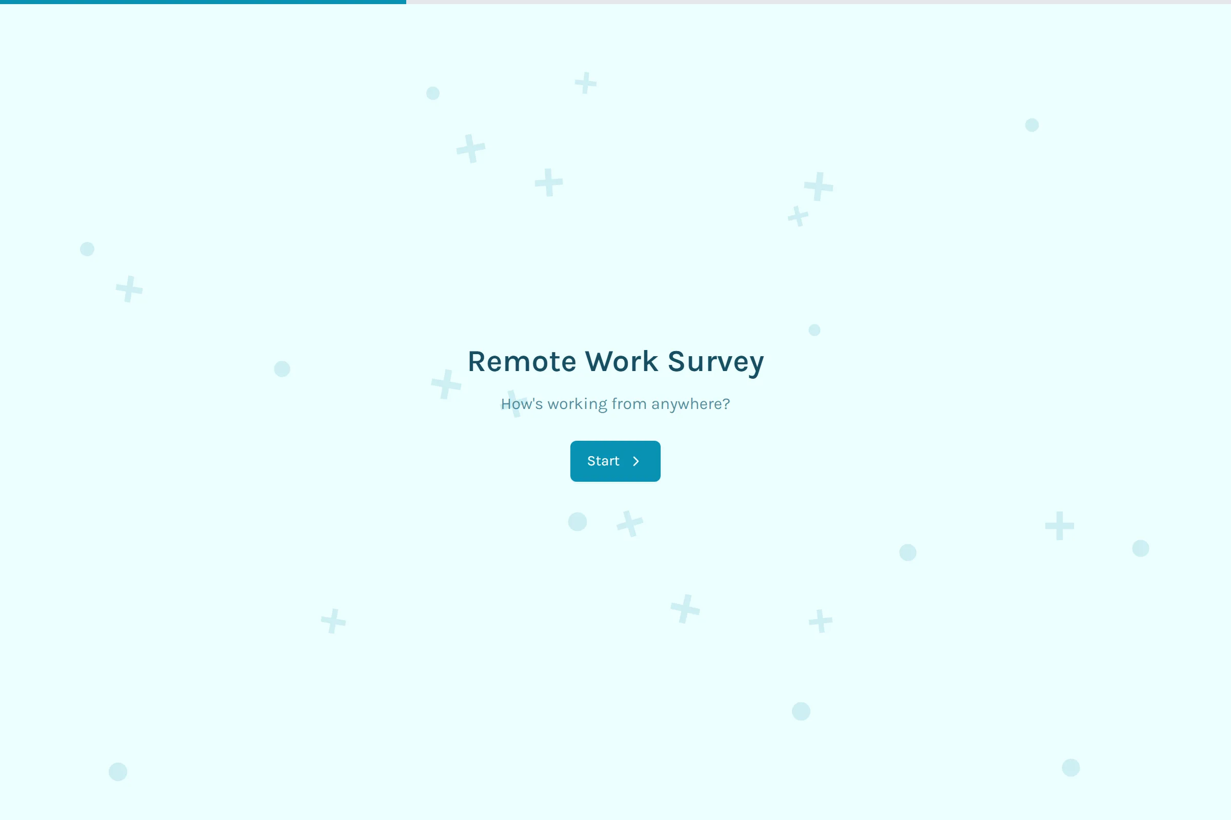 Remote Work Survey template preview