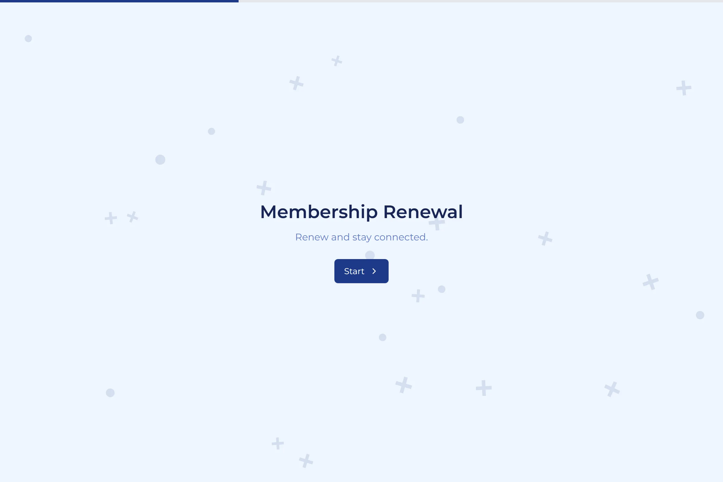 Membership Renewal template preview