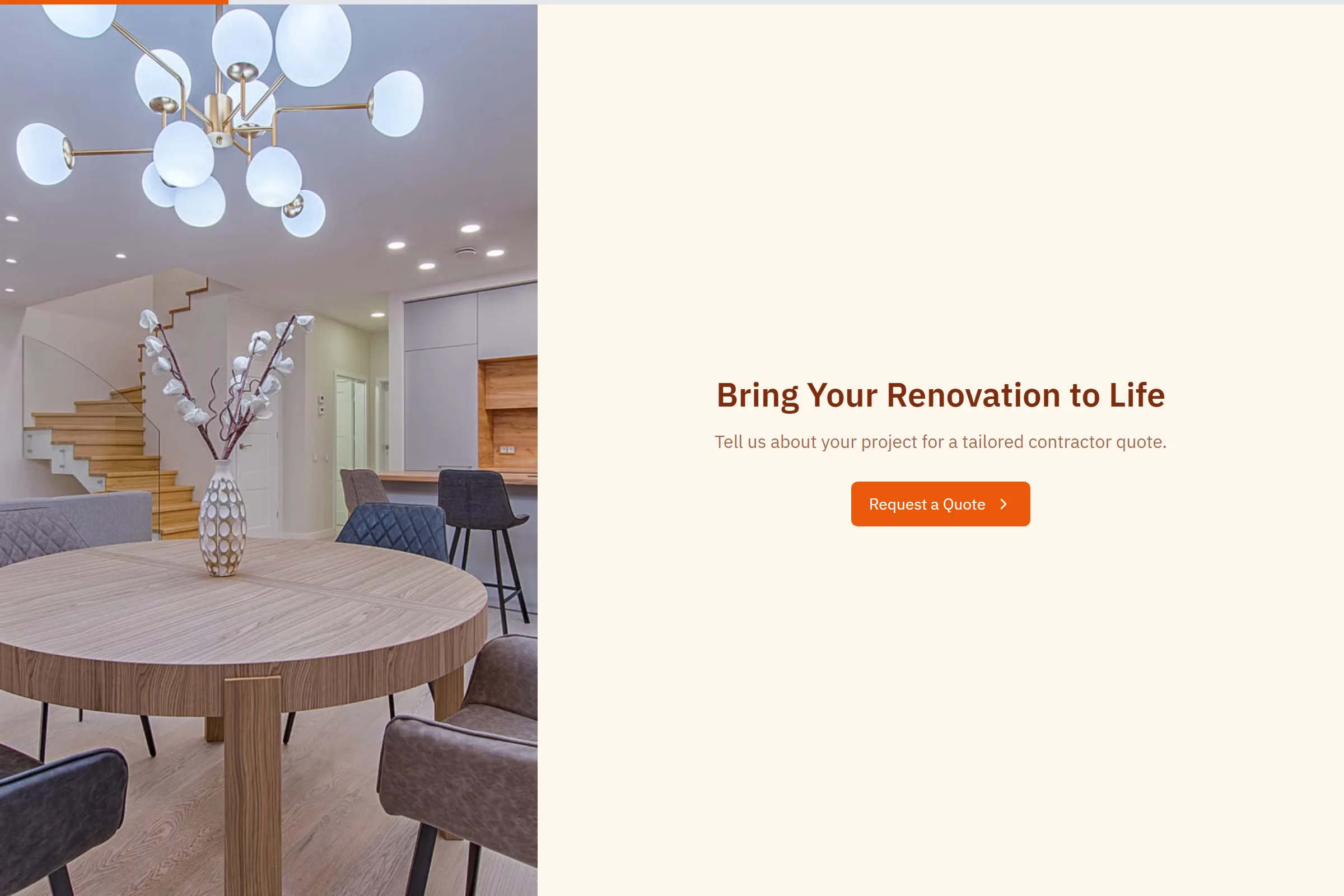 Home Renovation Contractor Quote template preview