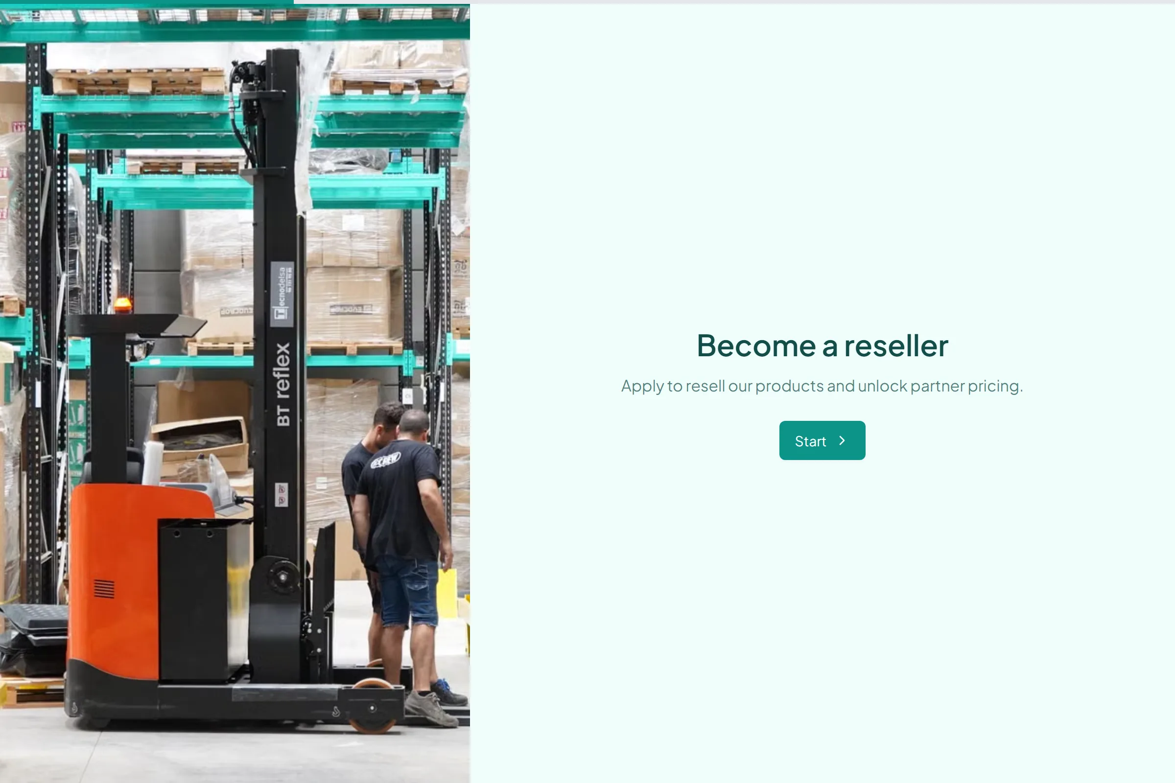 Reseller Application template preview