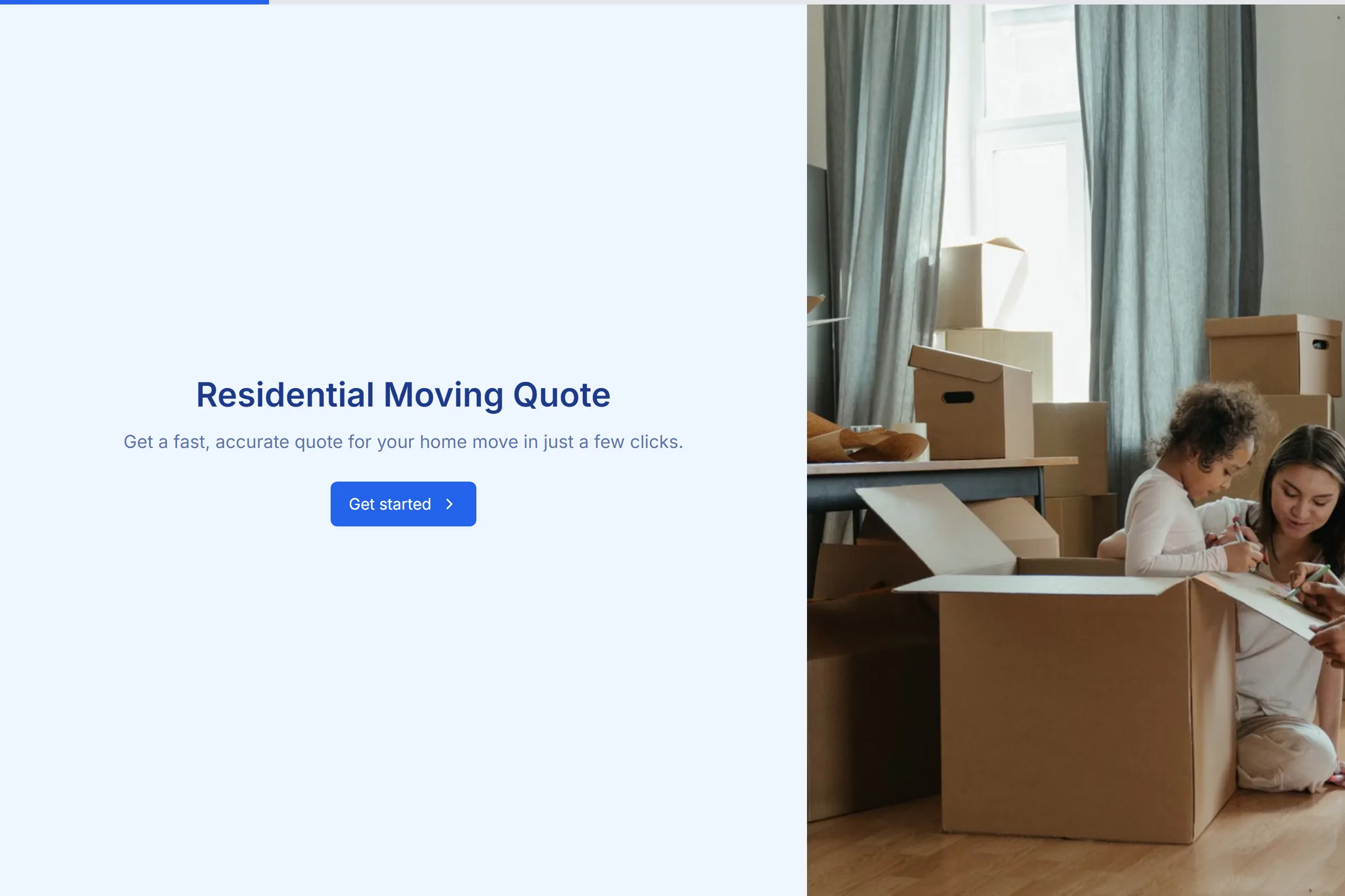 Residential Moving Quote template preview