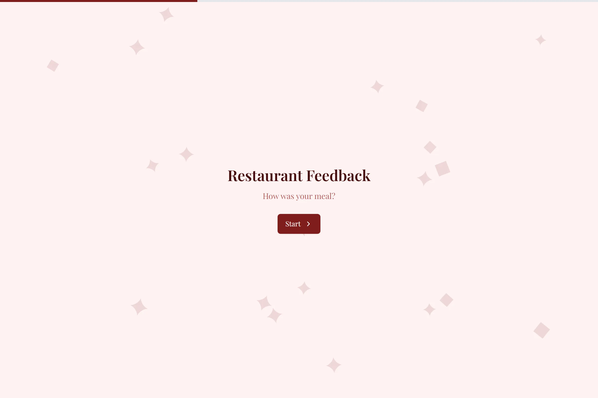 Restaurant Feedback template preview