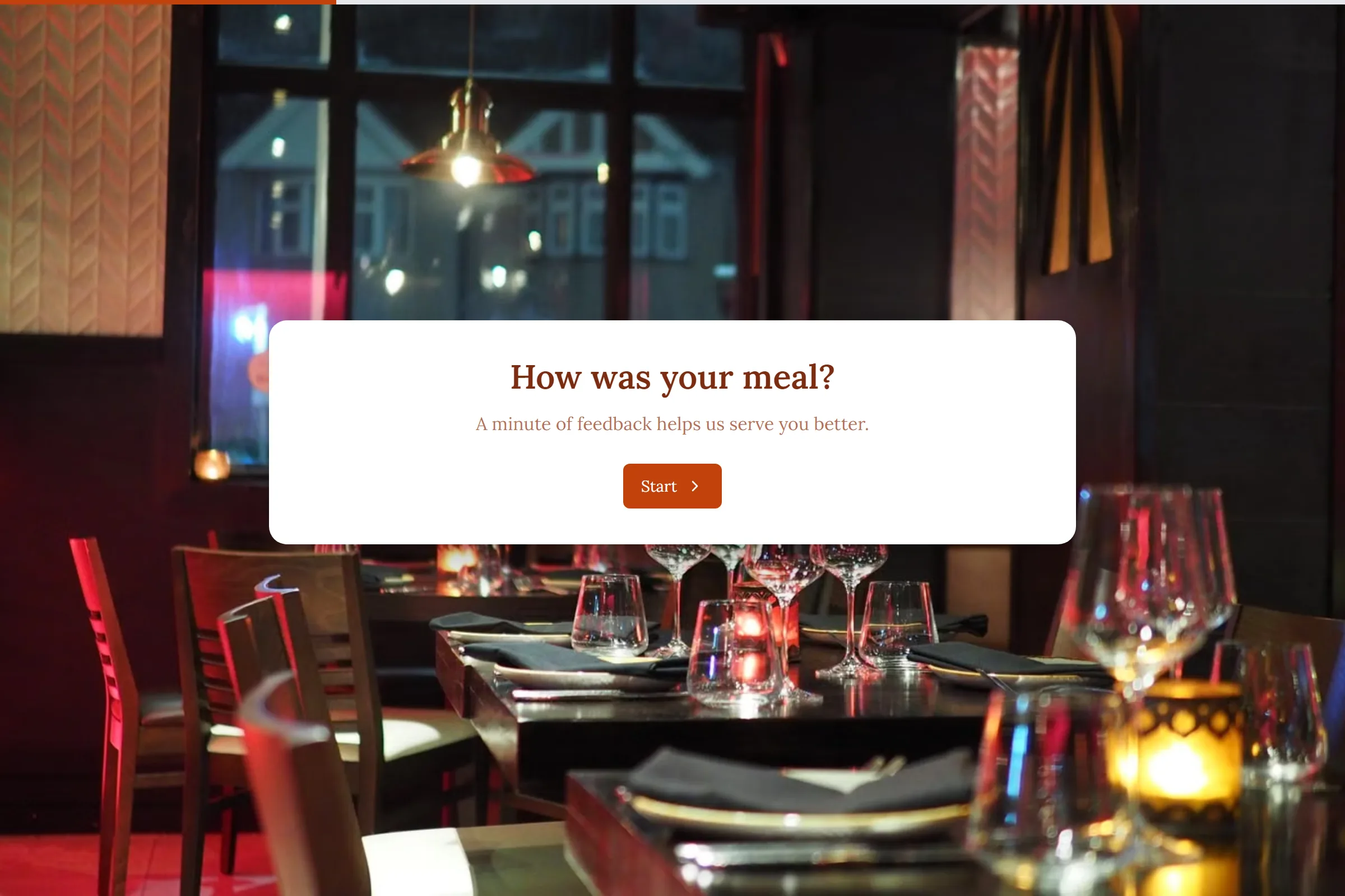 Restaurant Dining Feedback template preview