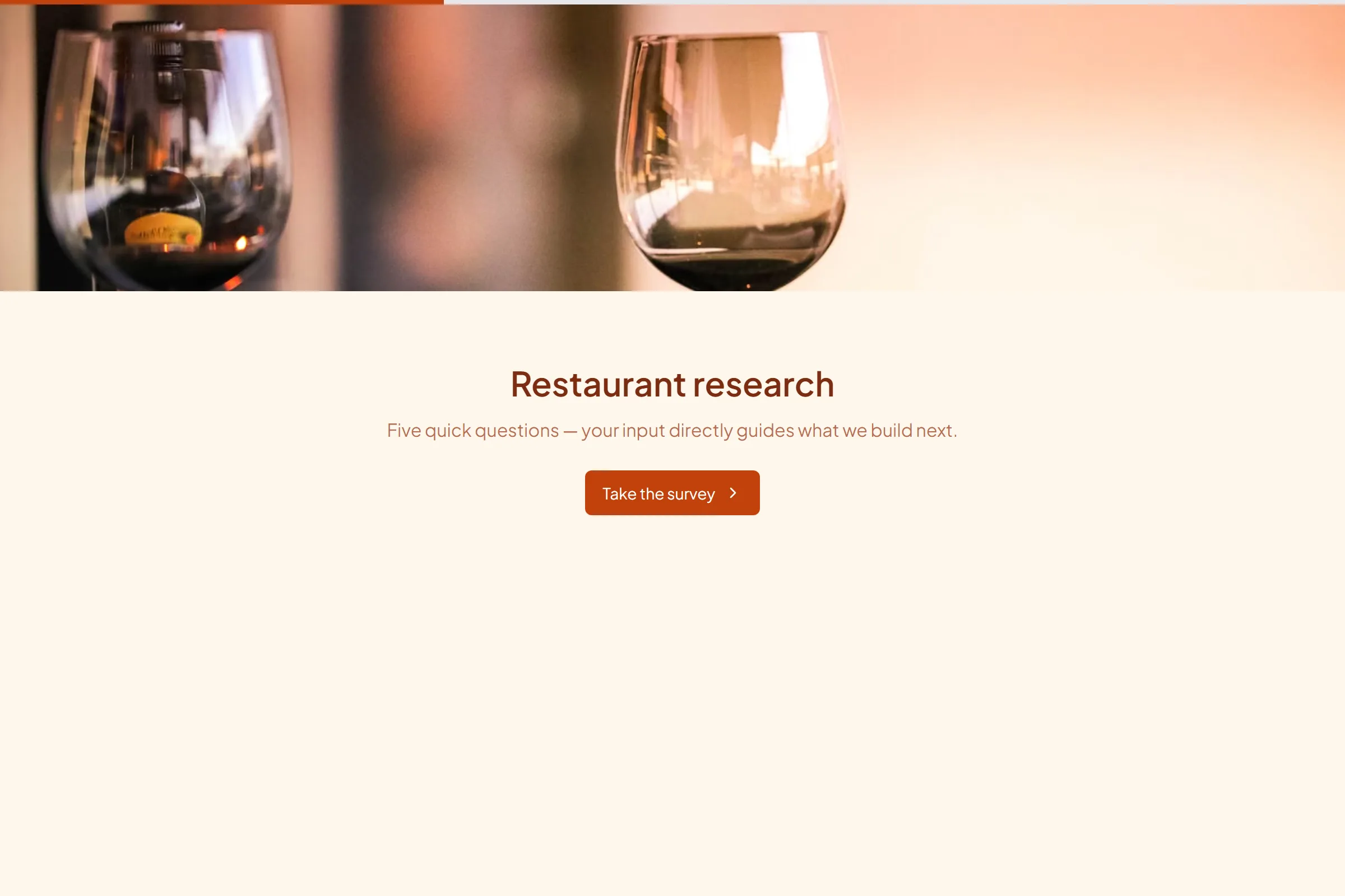 Restaurant Market Research Survey template preview