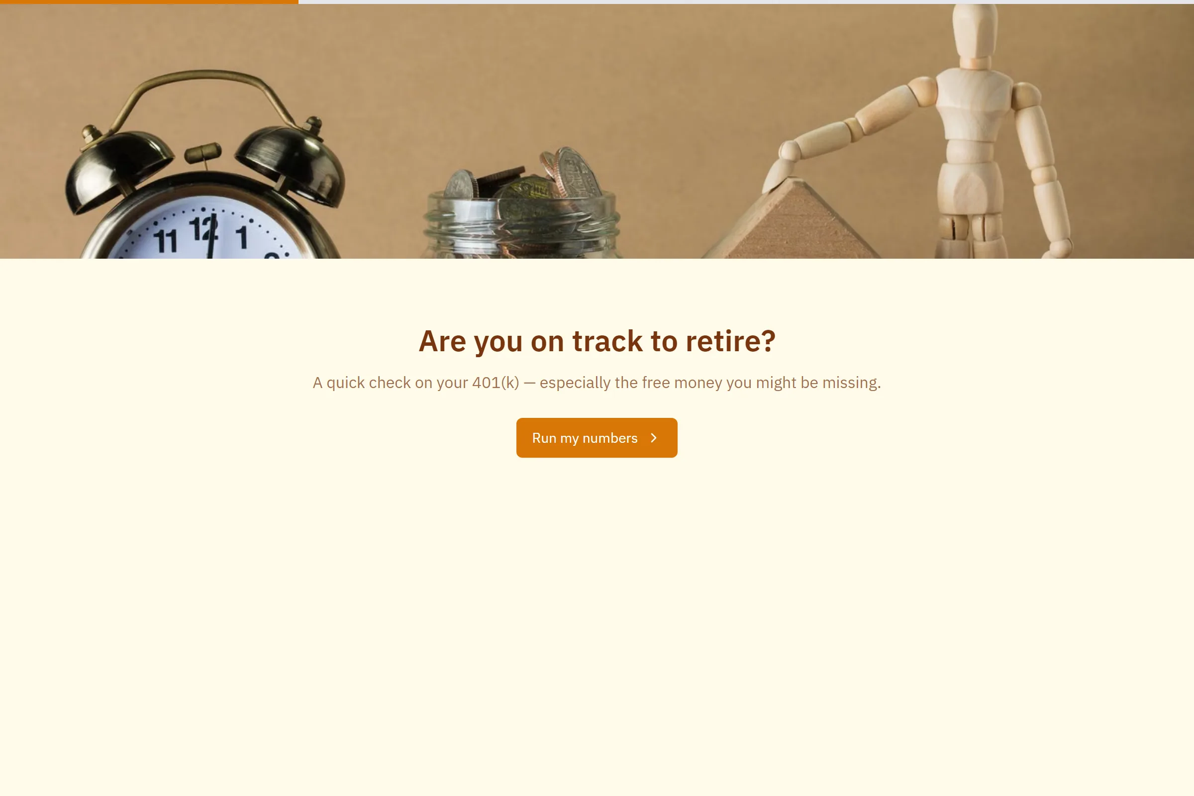 Retirement Contribution Planner template preview